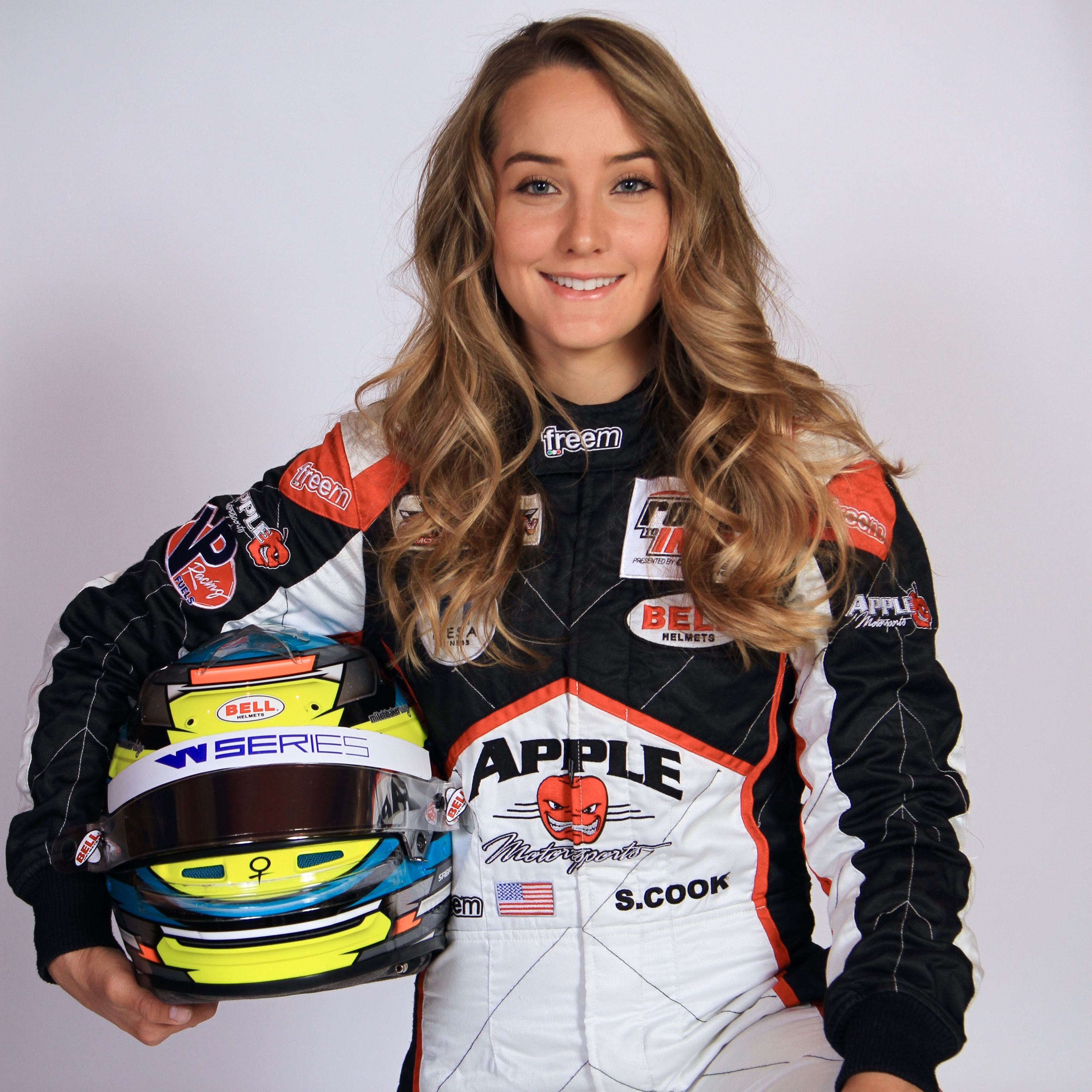 Episode 38: "Sabre Cook, Race Car Driver and Engineer - A Woman Driven to Succeed"  episode artwork