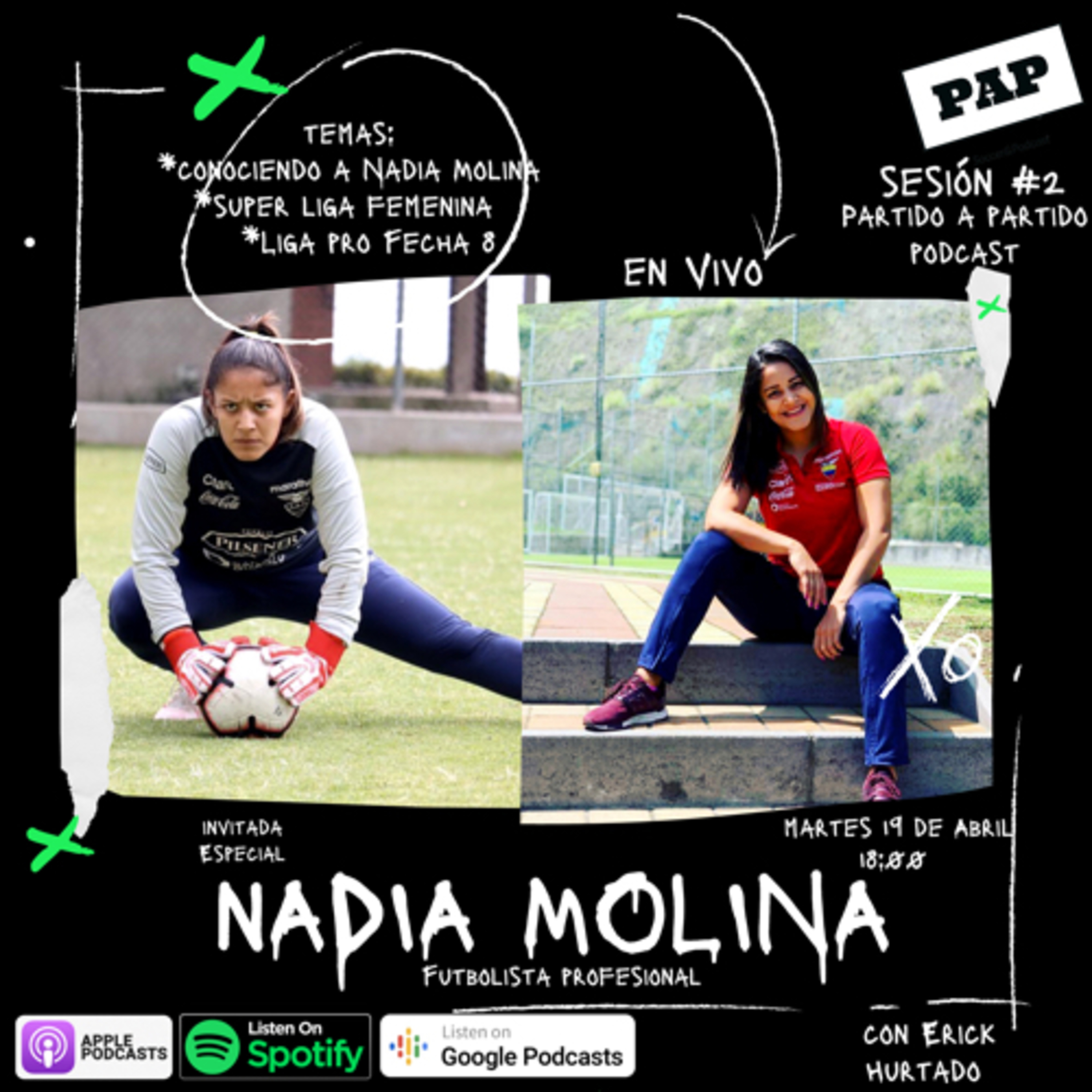 Sesión #2 | Invitada Especial “Súper Nadia Molina | Super Liga Femenina | 60 Sgds Challenge.