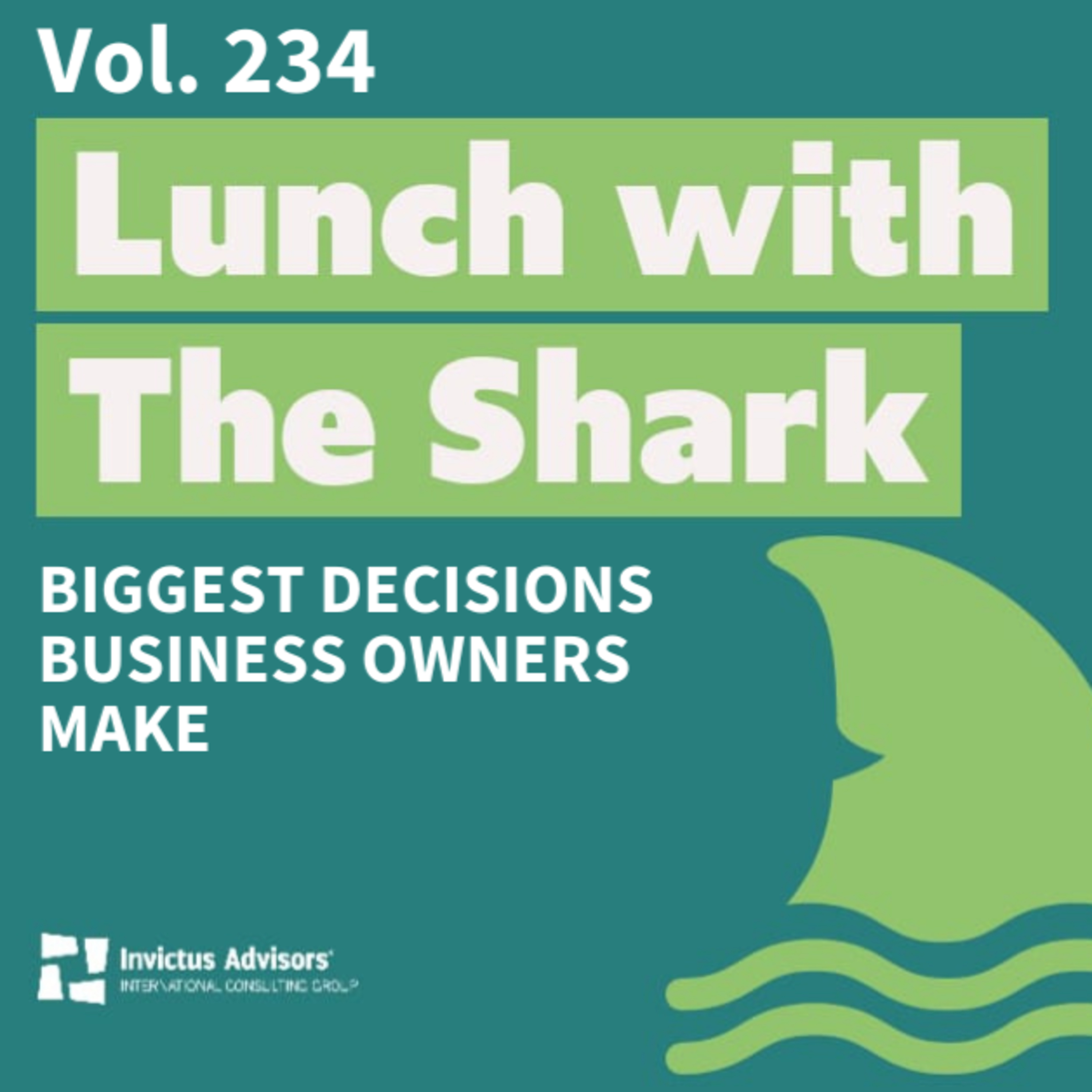 Biggest Decisions Business Owners Make - Lunch with the Shark Vol. 234 episode artwork