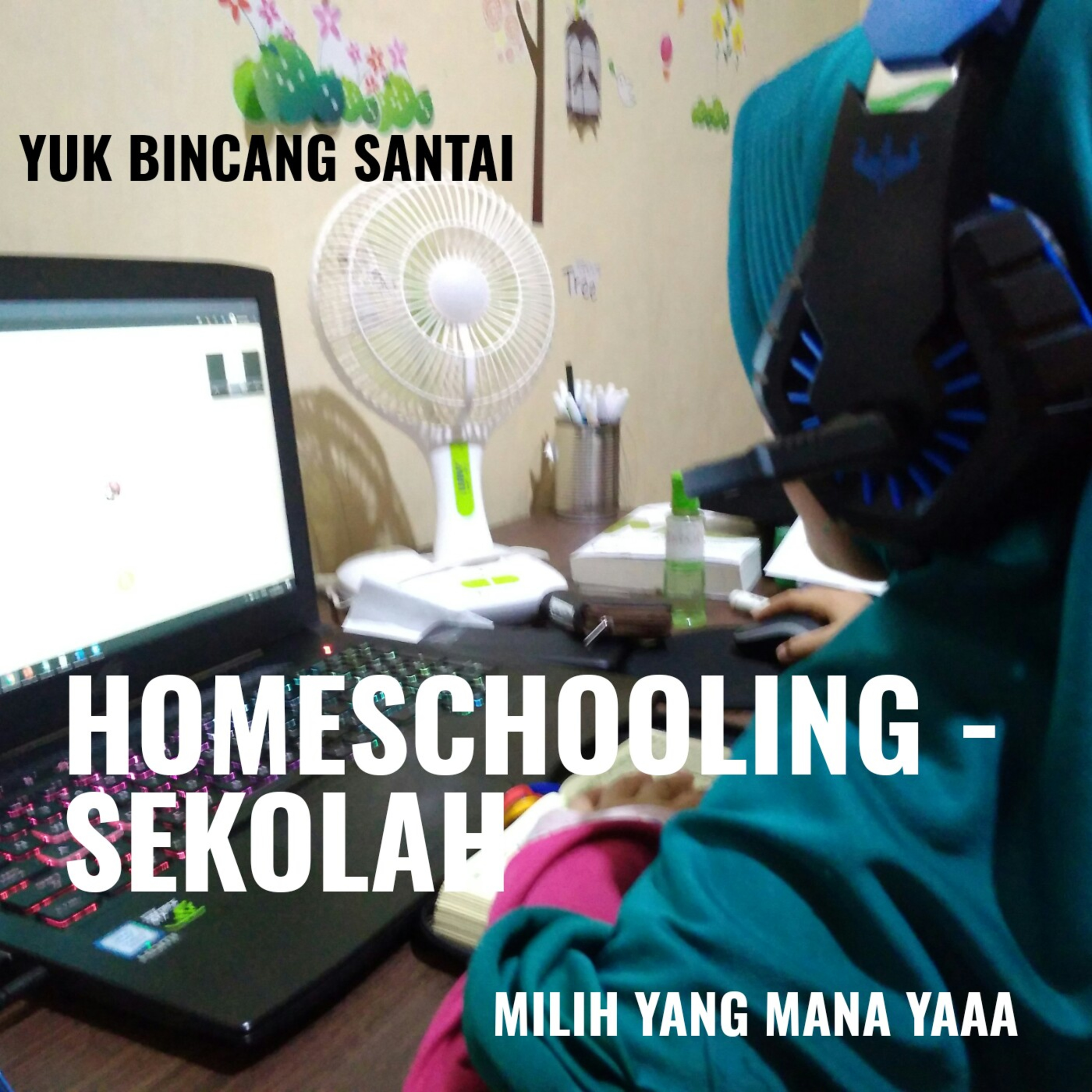 Wafa' and her Homeschooling