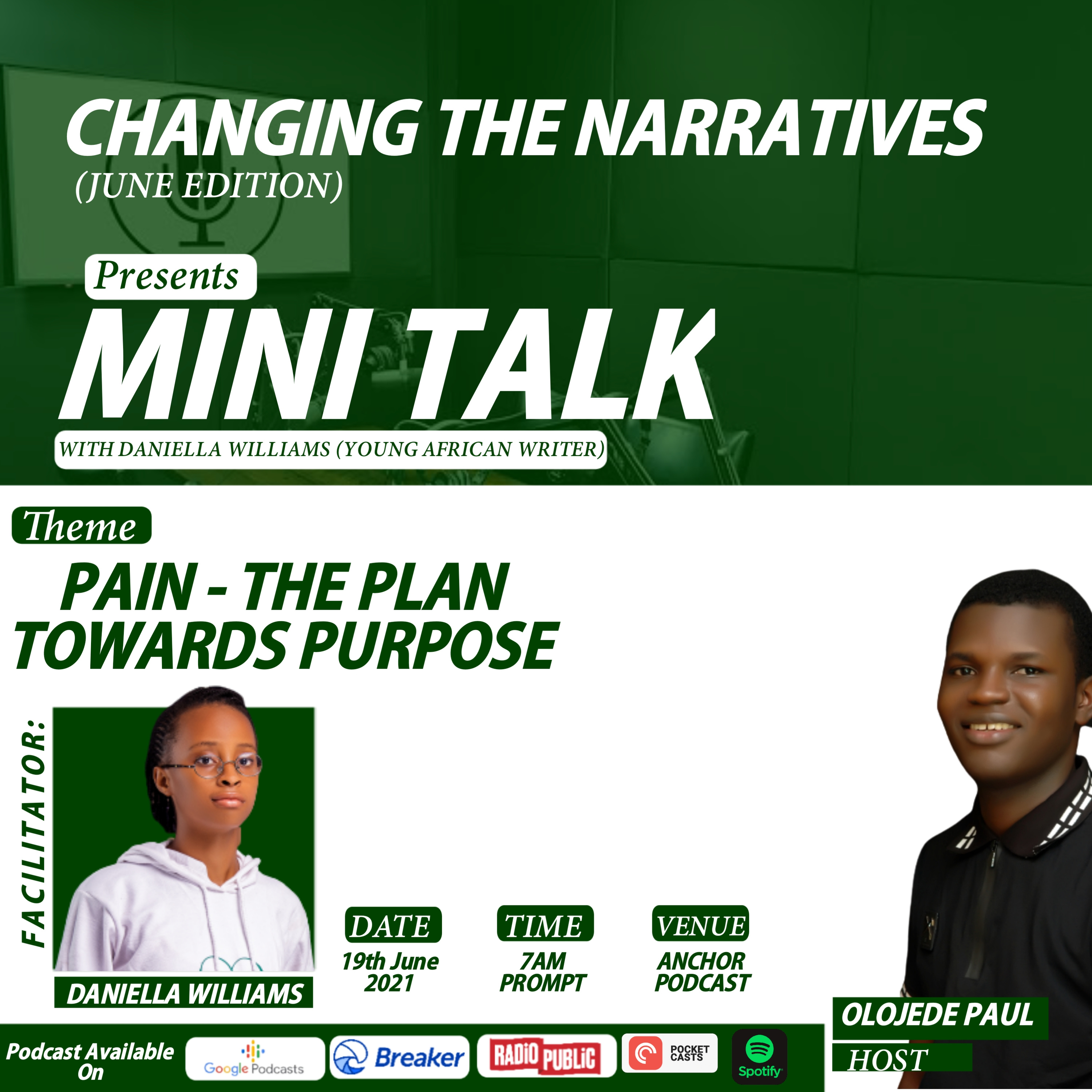 PAIN- THE PLAN TOWARDS PURPOSE episode artwork
