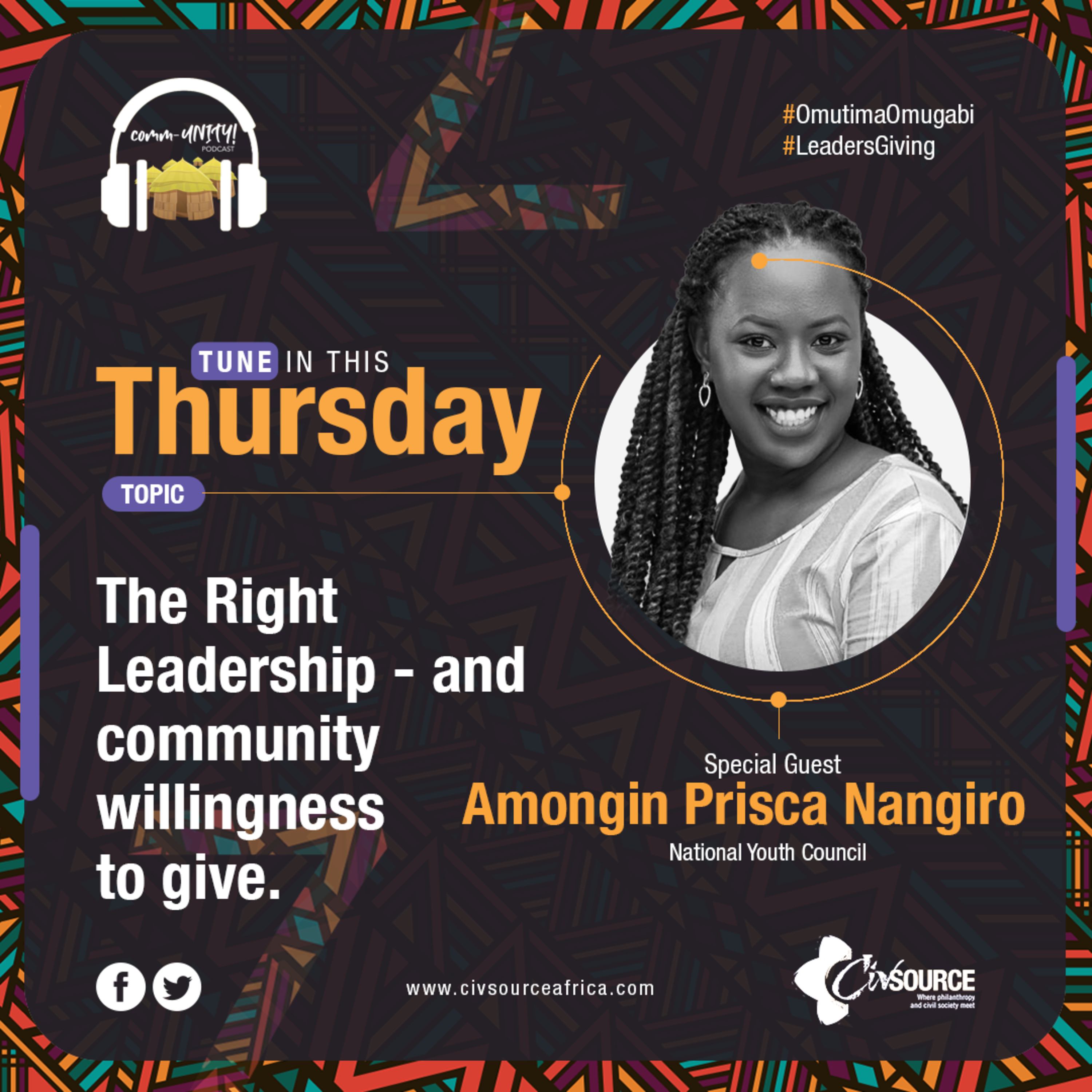 The Right Leadership - and community willingness to give  episode artwork