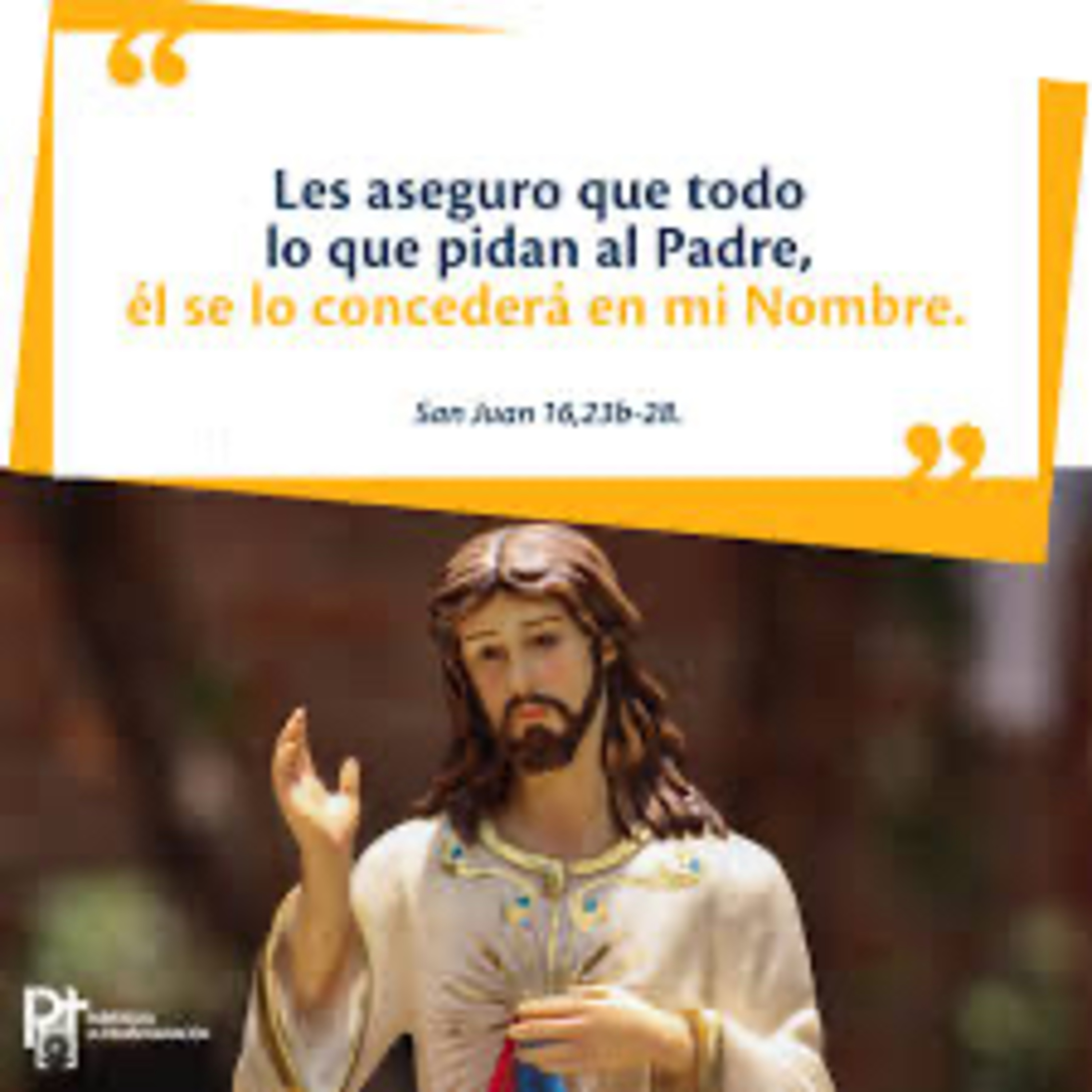 Evangelio del Sábado 11 de Mayo. Juan 16,23b-28