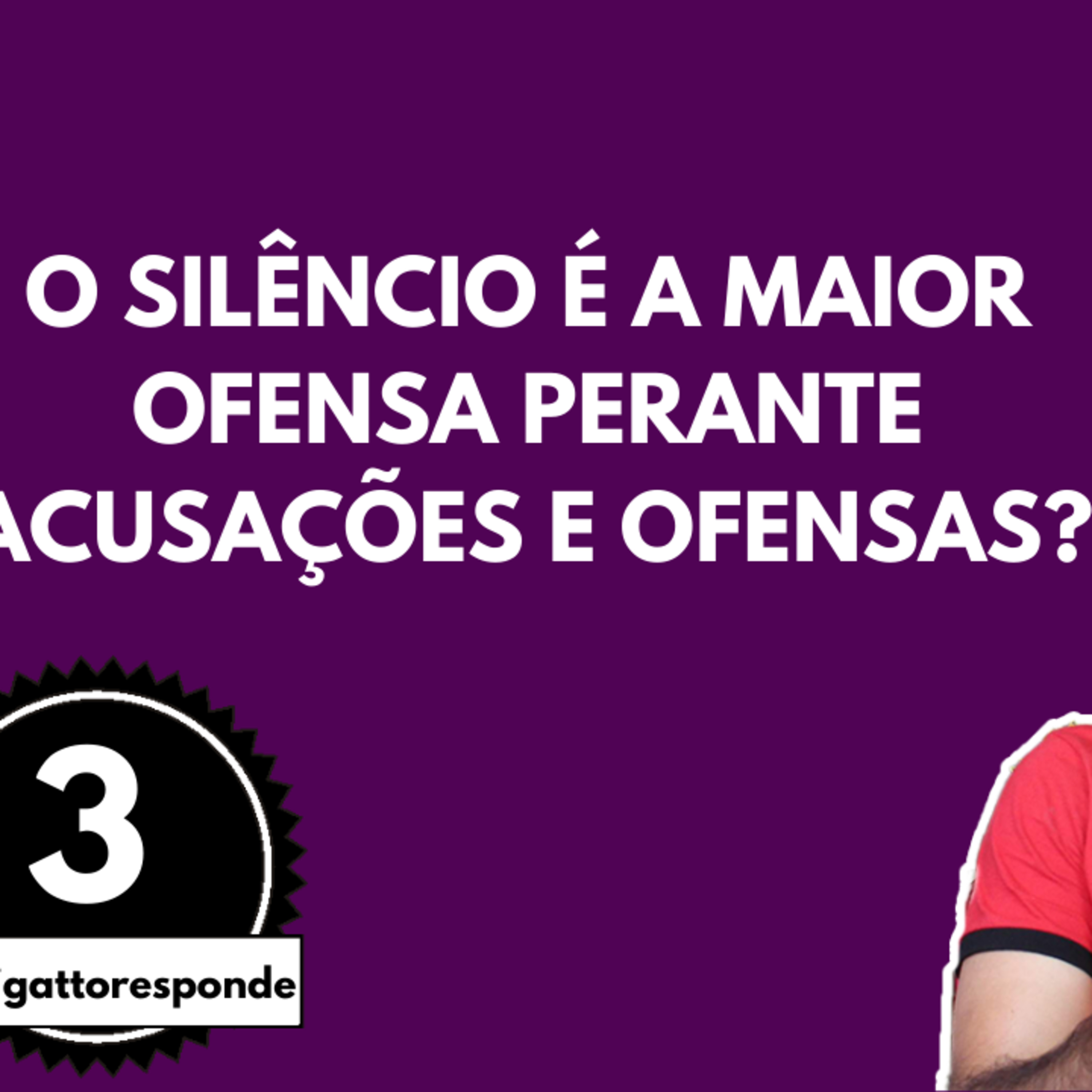 O Silêncio é a Maior Ofensa Perante Acusações e Ofensas? | #burigattoresponde 3 episode artwork