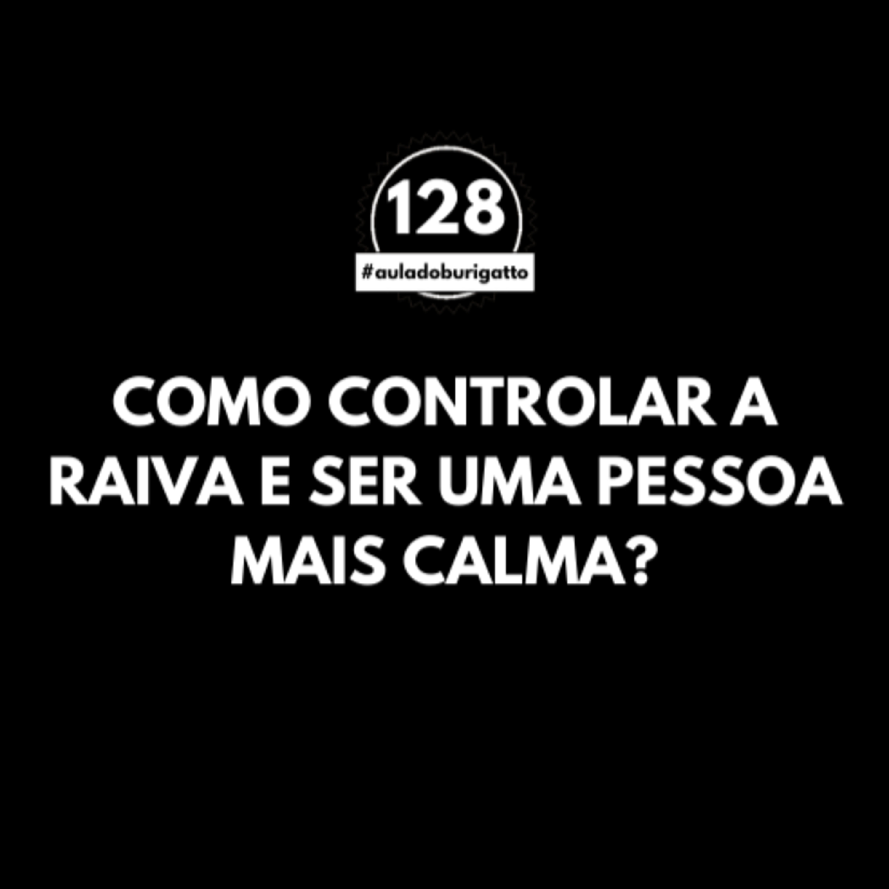 Como Controlar a Raiva e ser uma Pessoa mais Calma? | #auladoburigatto 128 episode artwork