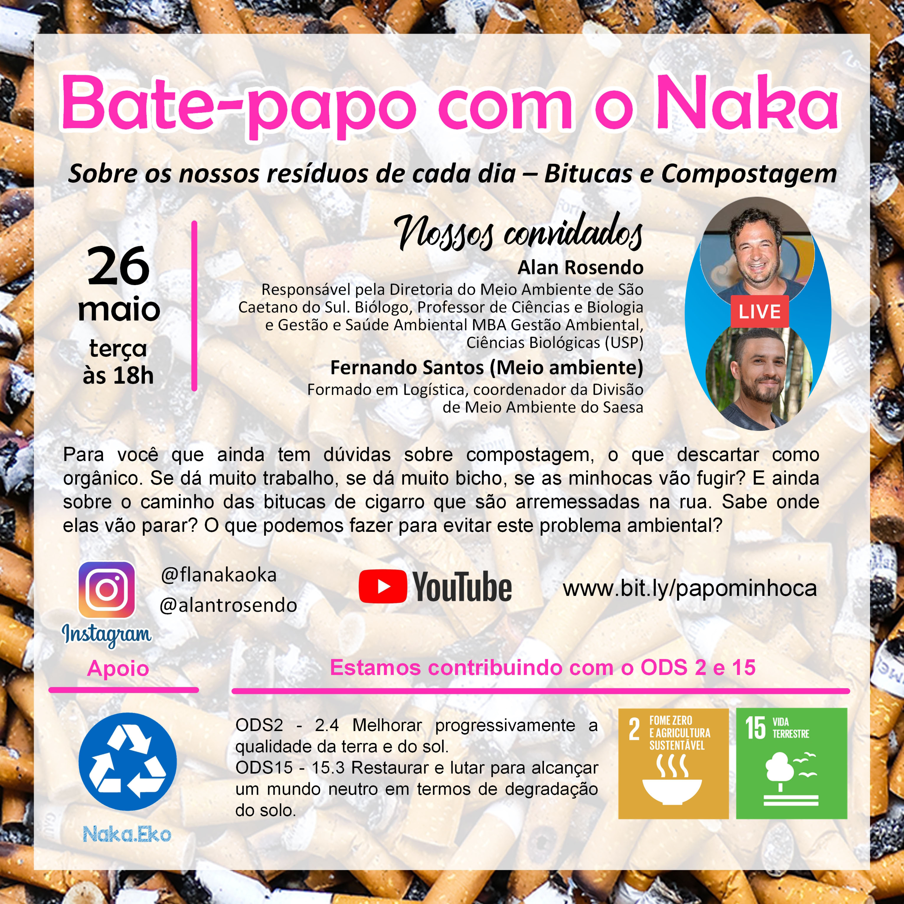 Educação ambiental com o Nakaoka