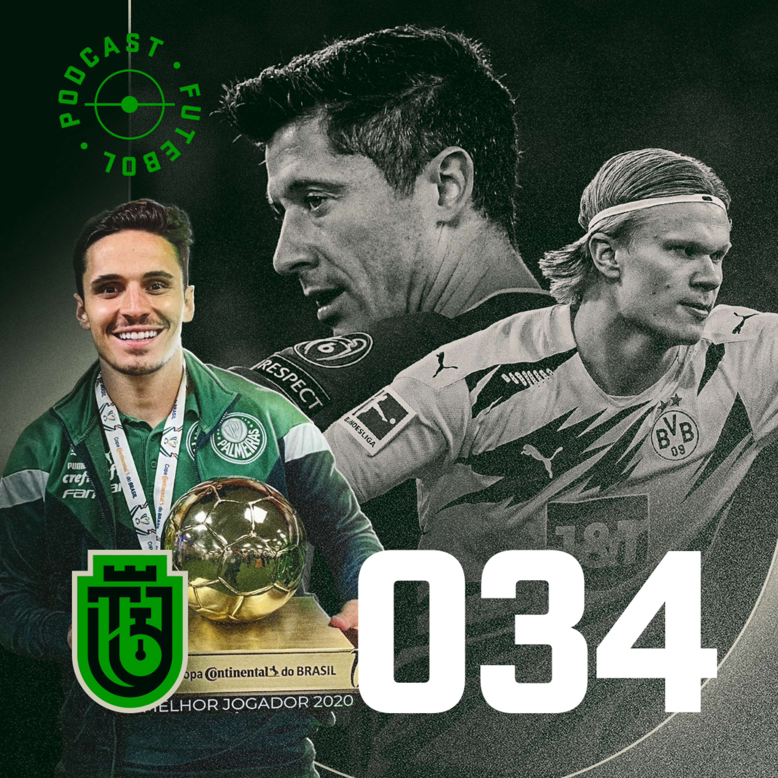 034 - O projeto vitorioso do Palmeiras; Haaland nos passos de Lewandovski e La Liga em aberto
