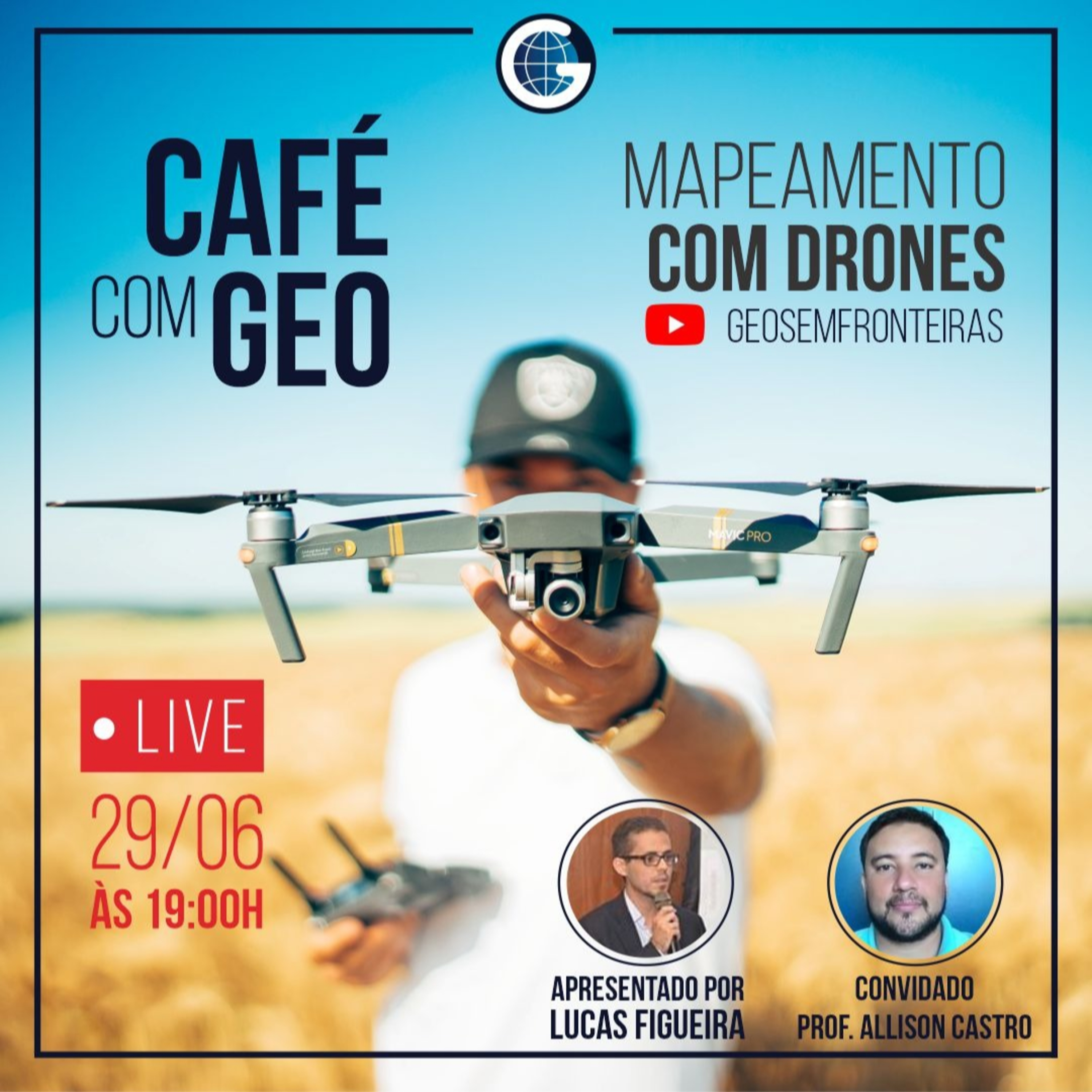 Café com Geo #5 - Aplicações do Mapeamento com Drones episode artwork