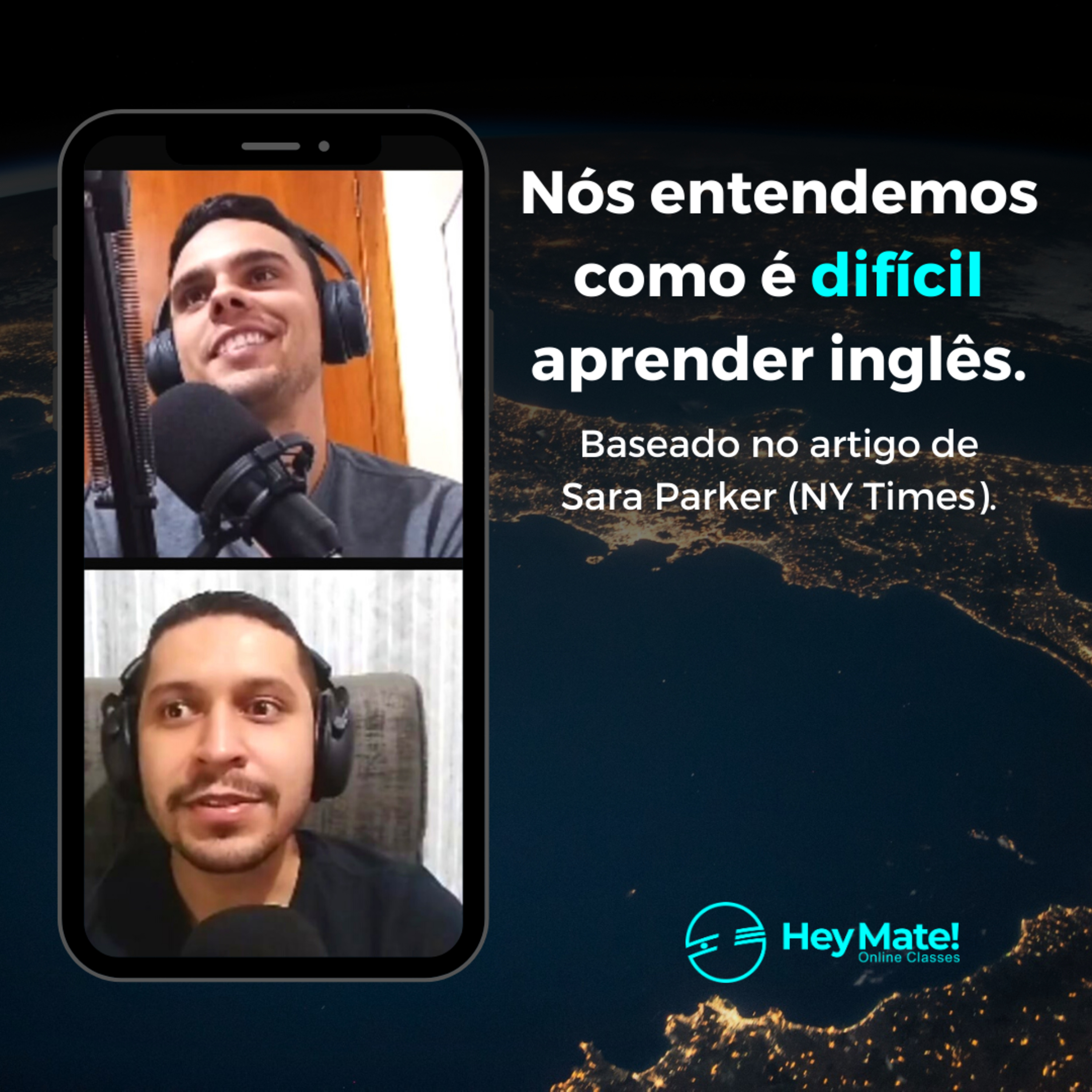 Nós entendemos como é difícil aprender inglês episode artwork