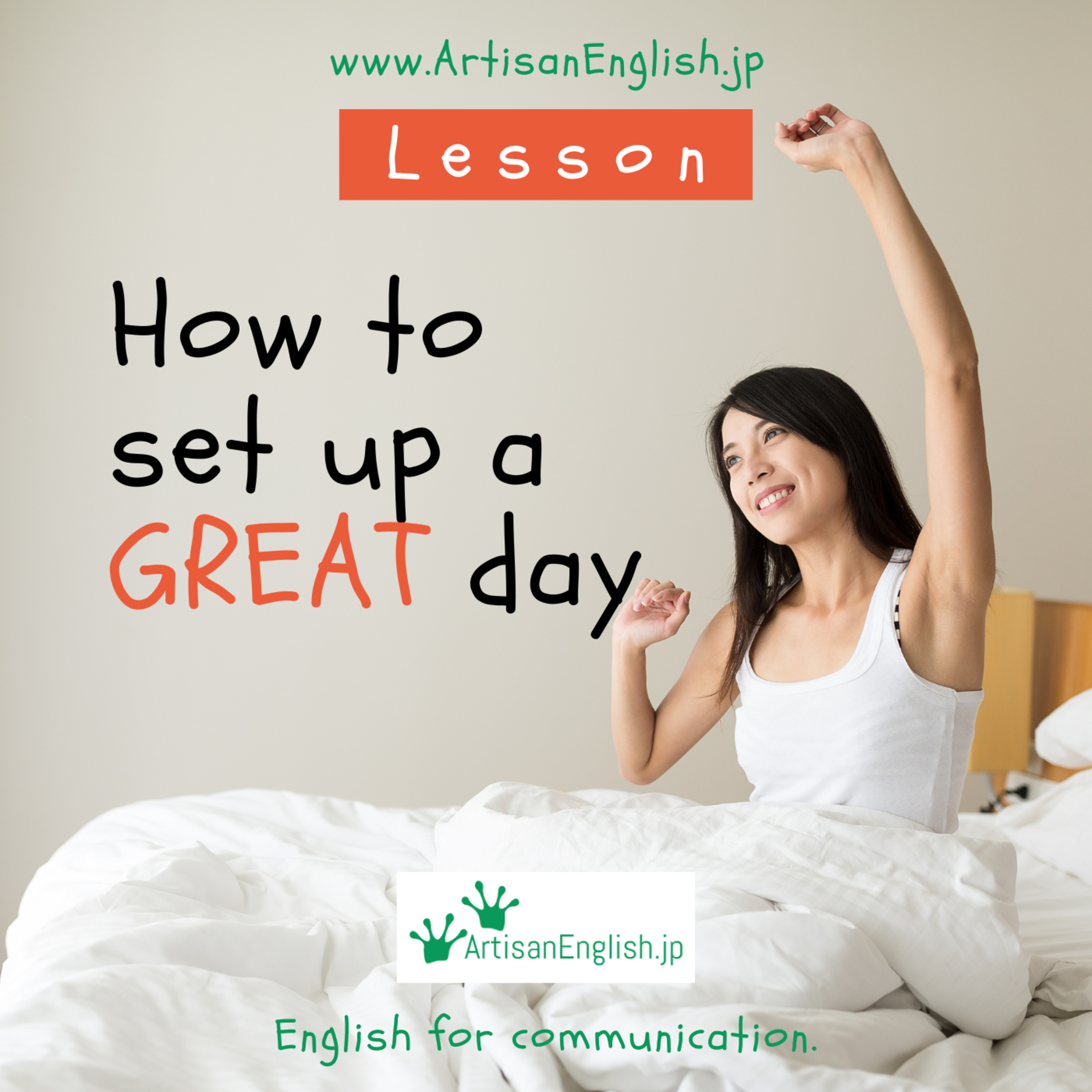 Lesson: How to set up a GREAT day episode artwork