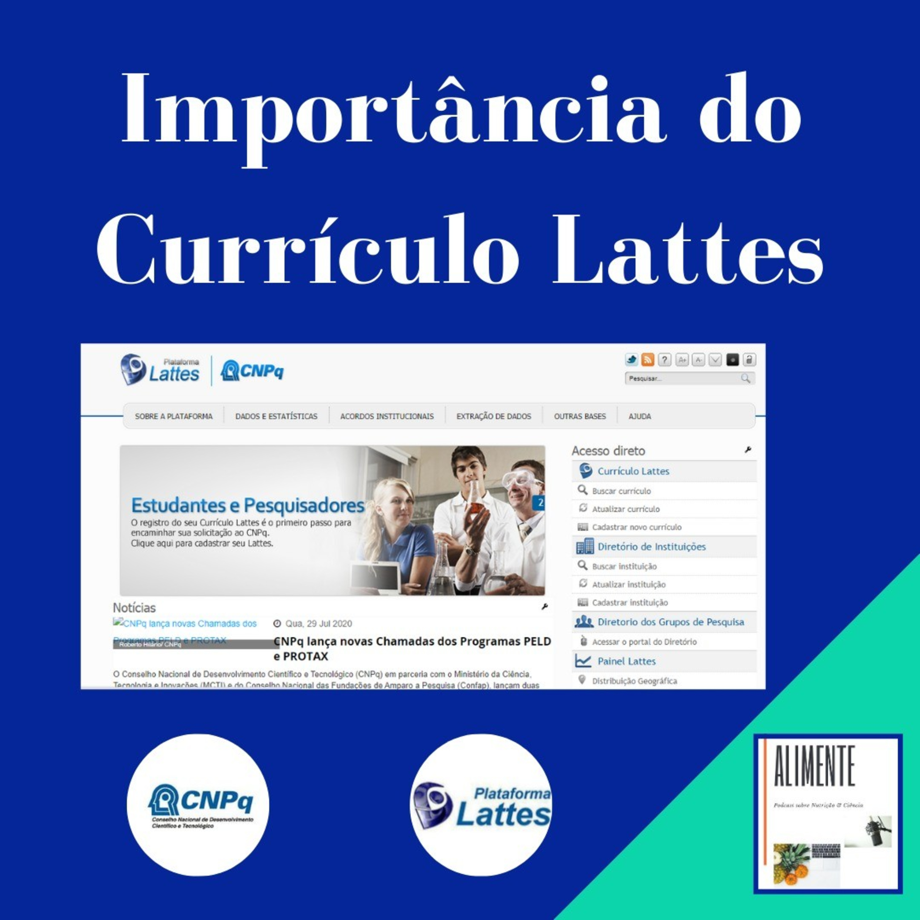 Alimente: Nutrição e Ciência