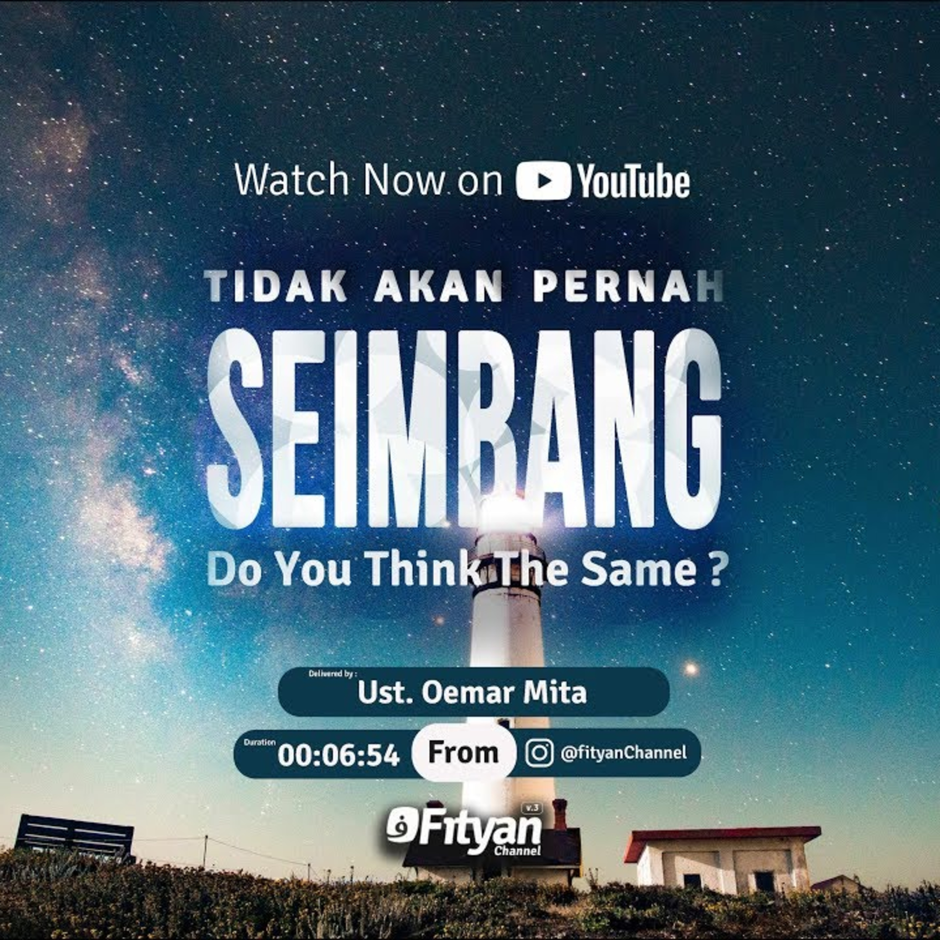 Tidak Akan Pernah Seimbang - Ustadz Oemar Mita episode artwork
