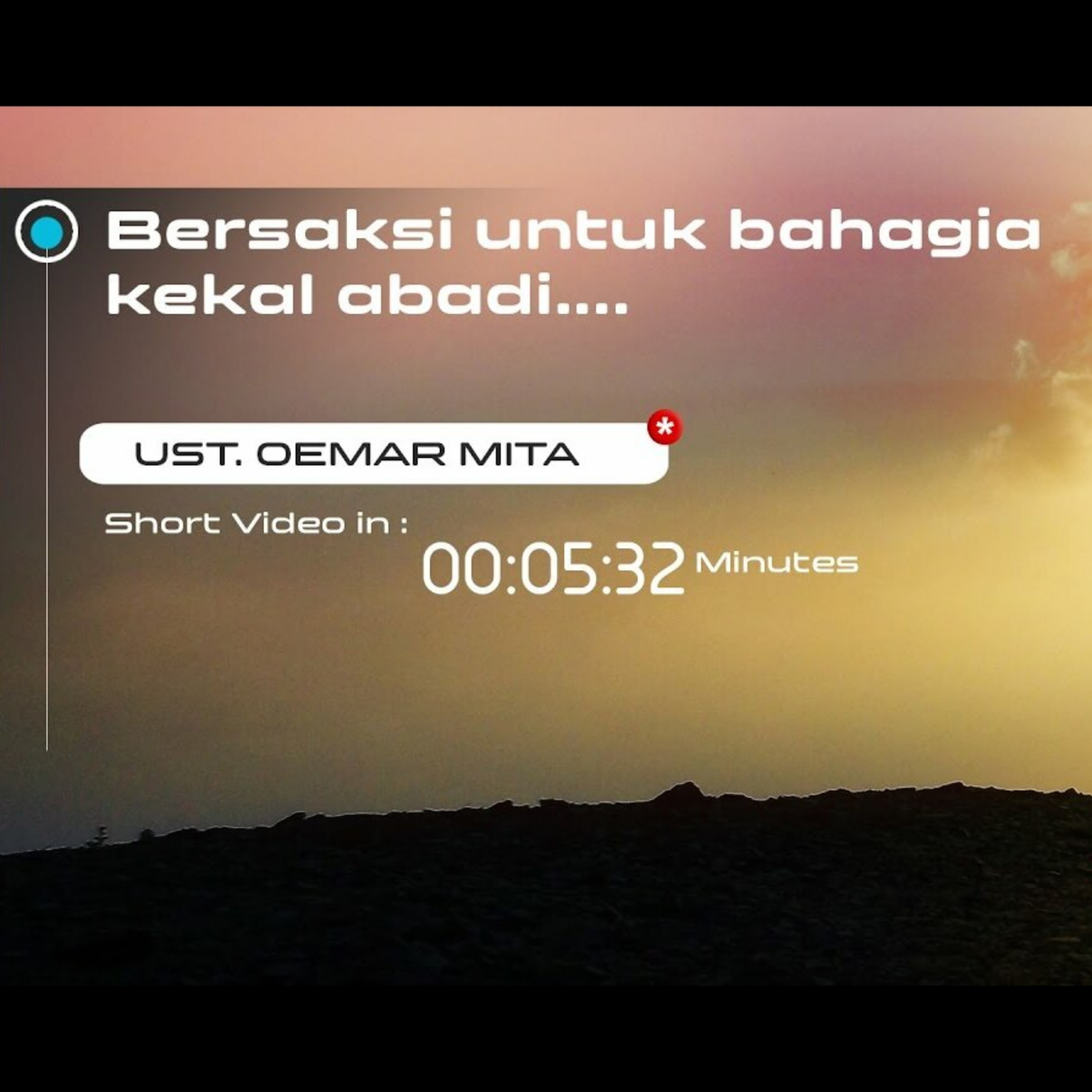 Bersaksi untuk bahagia kekal abadi - Ustadz Oemar Mita episode artwork