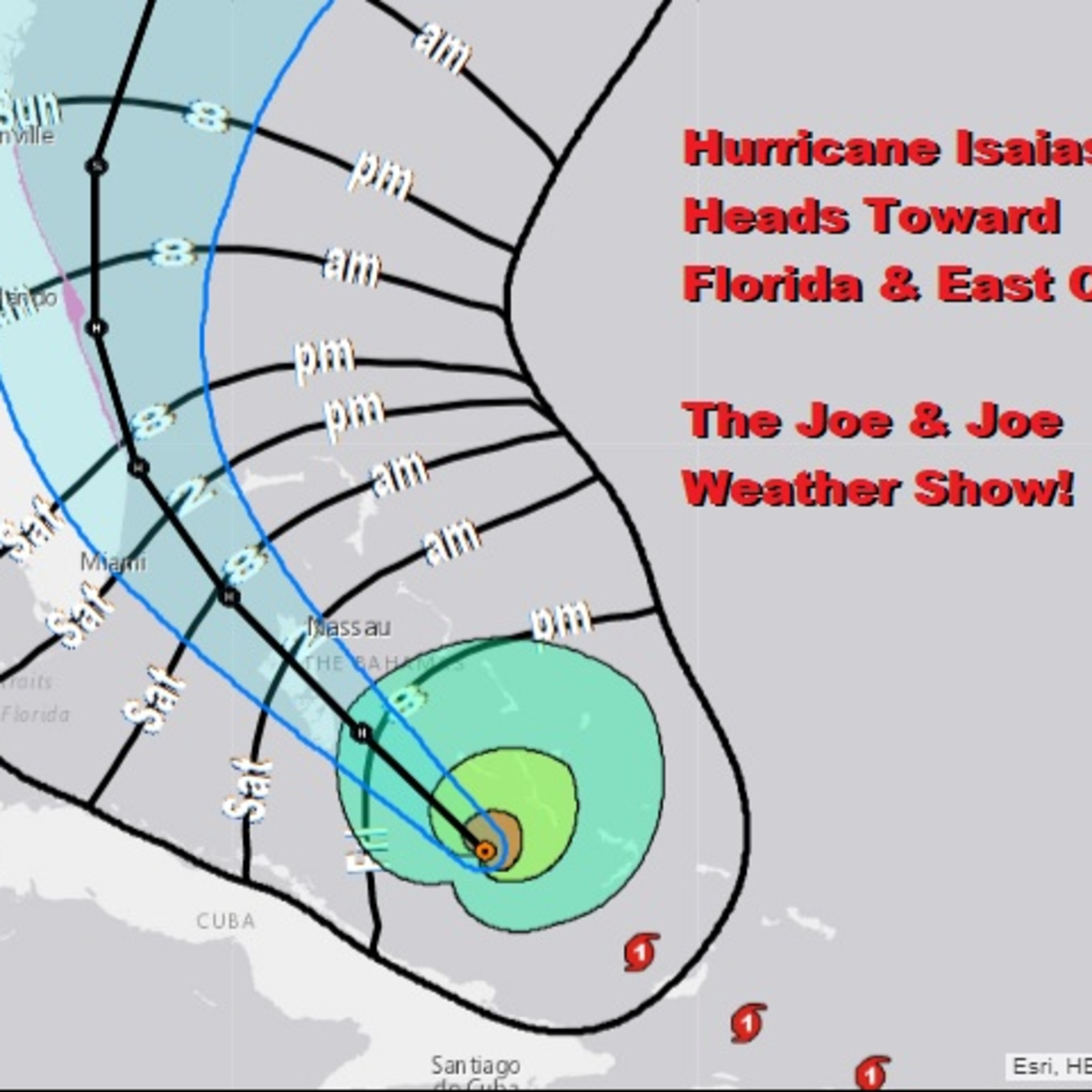Weather In 10 Update on Hurricane Isaias Hurricane Warnings for Florida East Coast & Bahamas