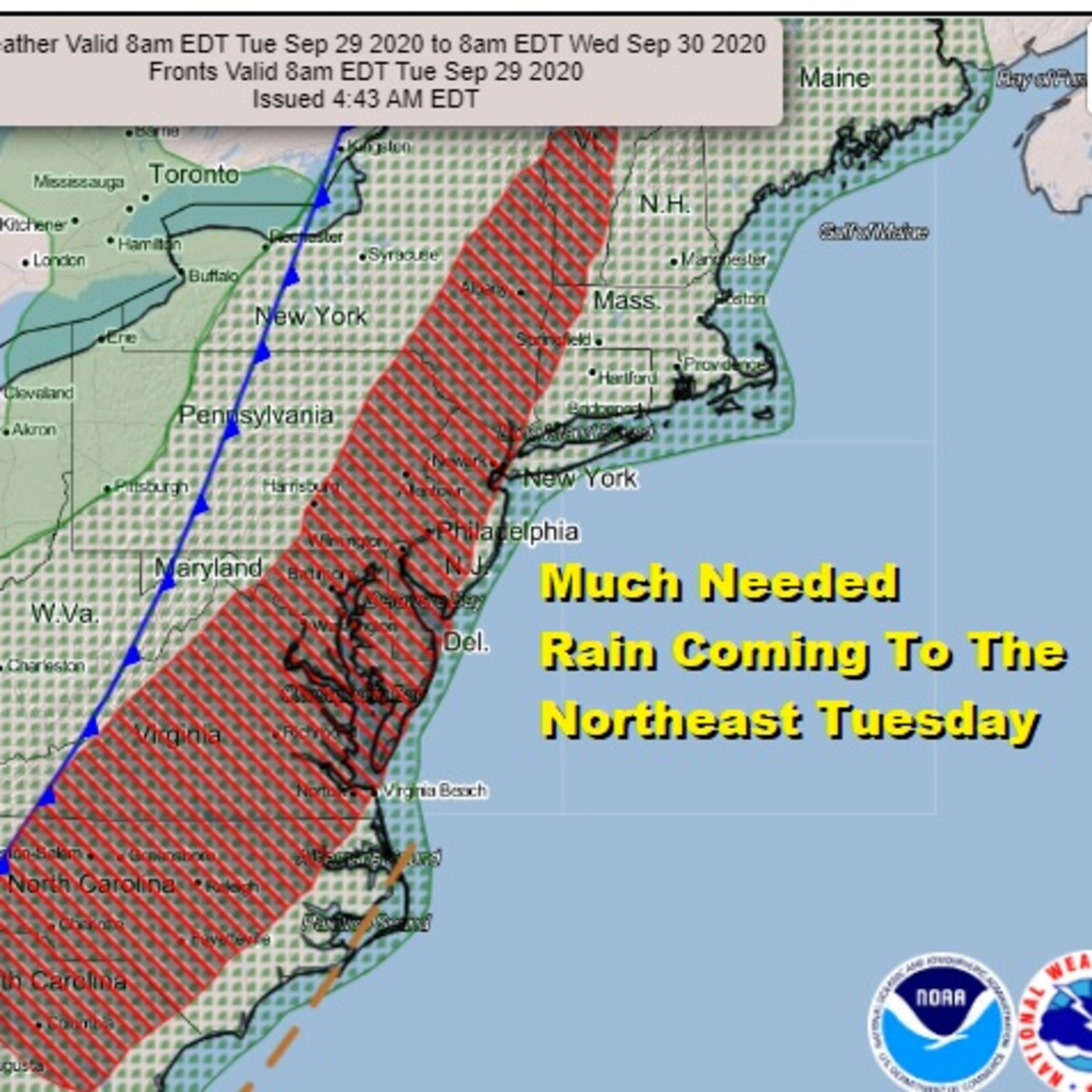 Weather In 5 Pattern Change Week Ahead Much Needed Rain Northeast, Colder Pattern Later Next Week