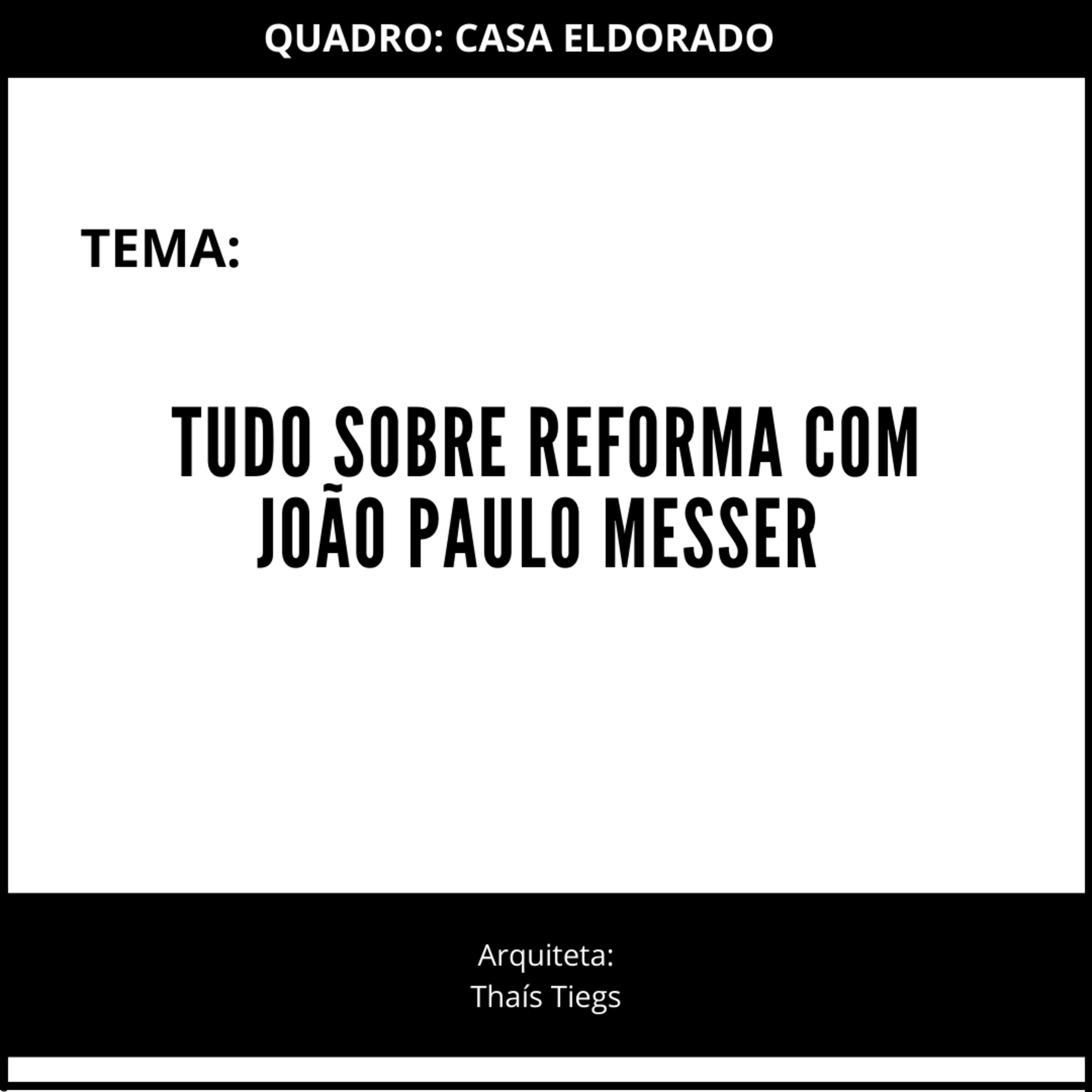 Quadro Casa Eldorado