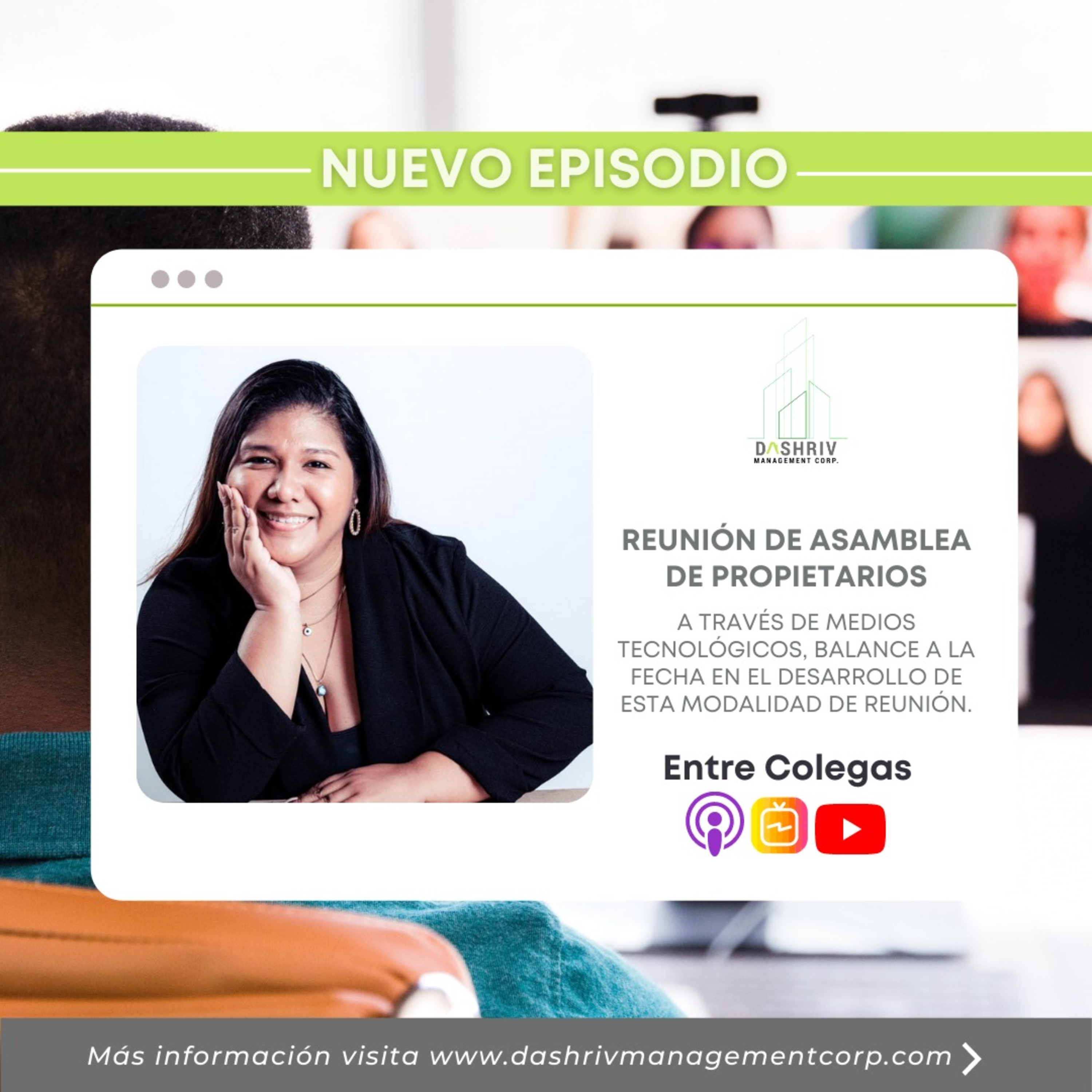 Reunión de Asamblea de propietarios a través de medios tecnológicos y un poco más.