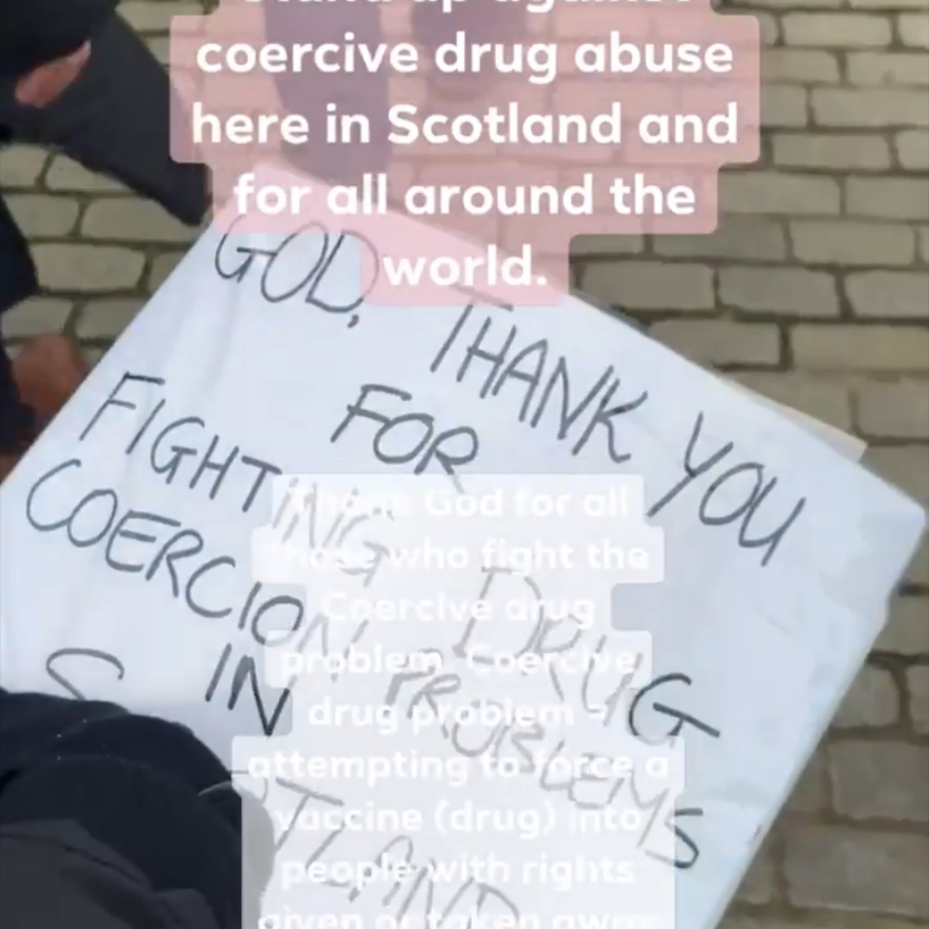 Giving thanks to God for fighting coercive drug problems in Scotland. episode artwork