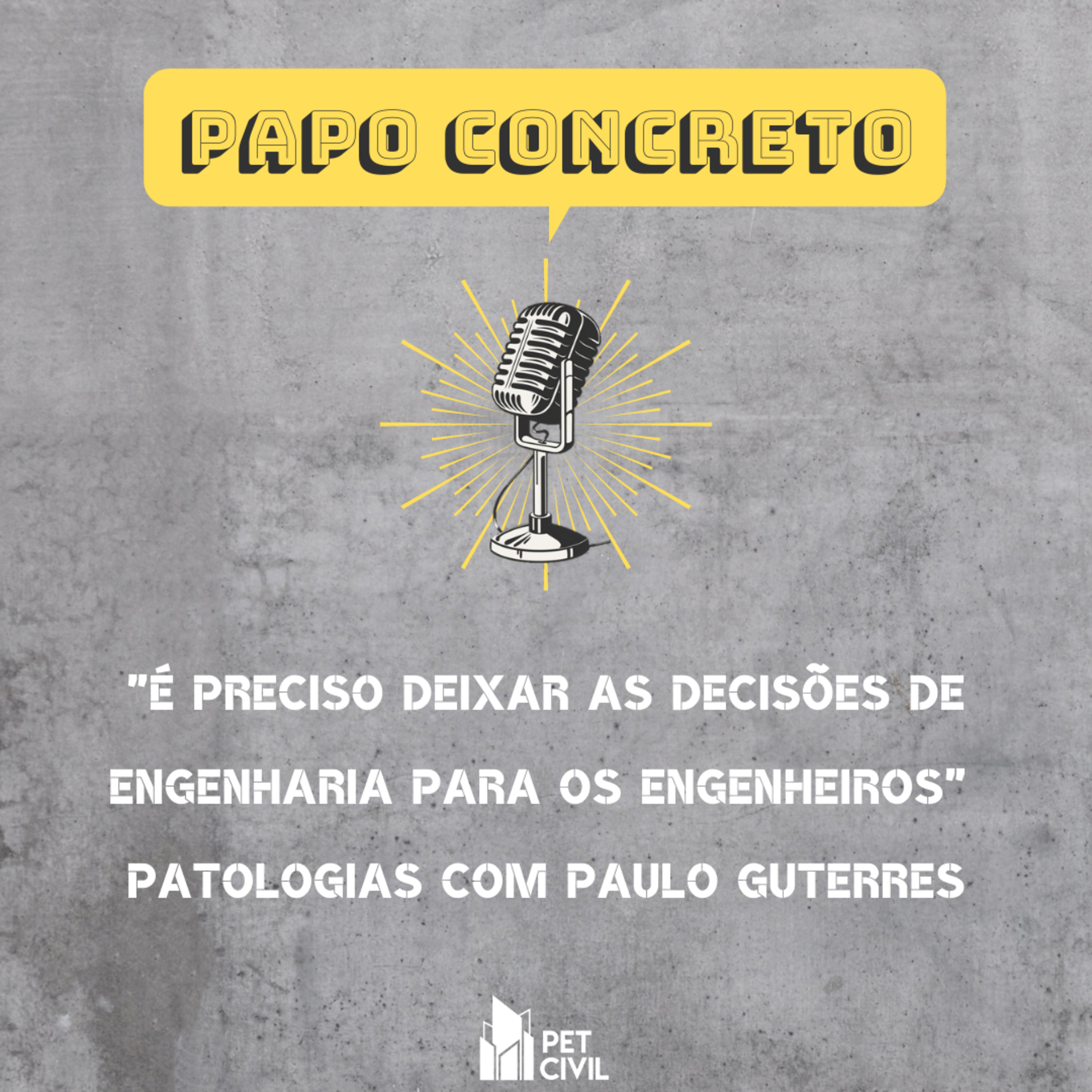 "É preciso deixar as decisões de engenharia para os engenheiros" Patologias da construção com Paulo Guterres episode artwork