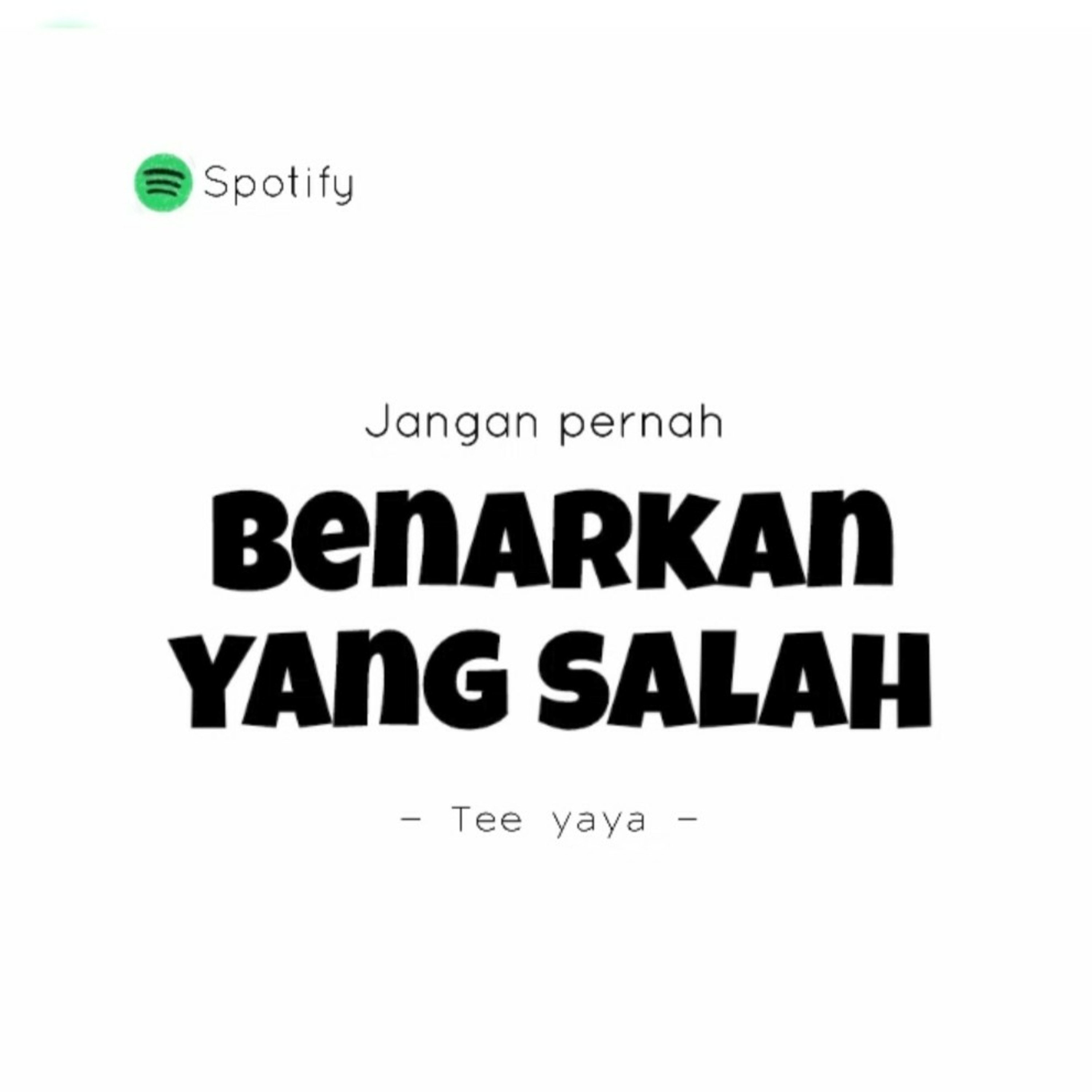Jangan benarkan yang salah, tidak ada cinta setelah cinta.  episode artwork