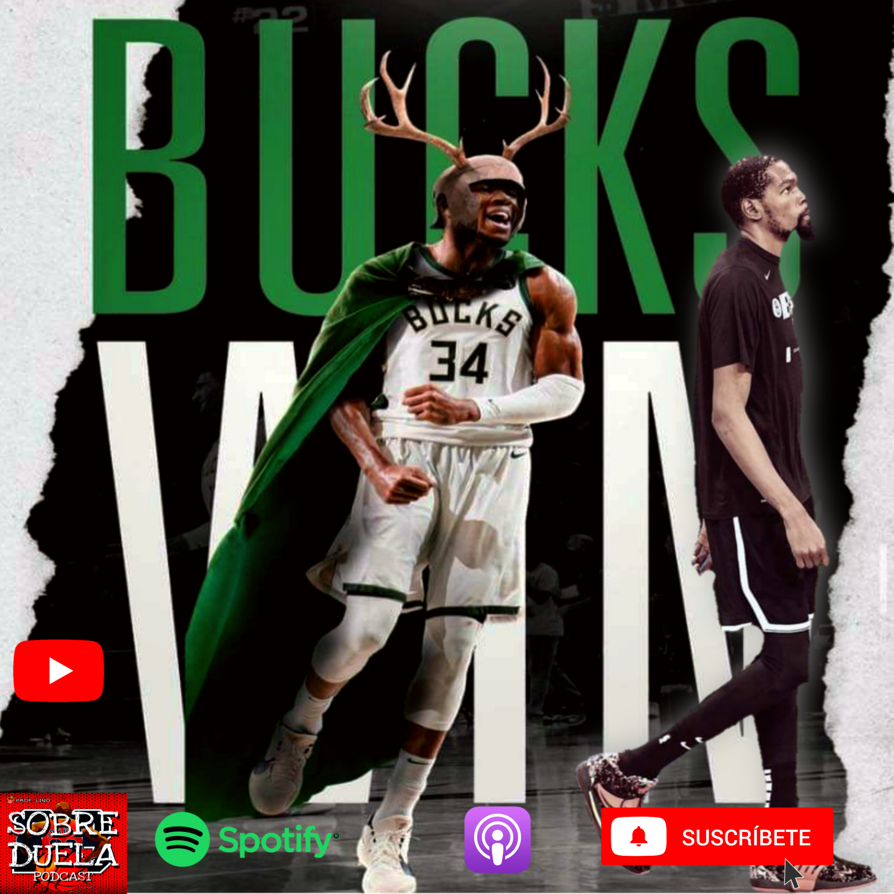🔥🏀Bucks Avanza a la Final de la conferencia Este , Nets muere en la raya 🔥🏀 episode artwork