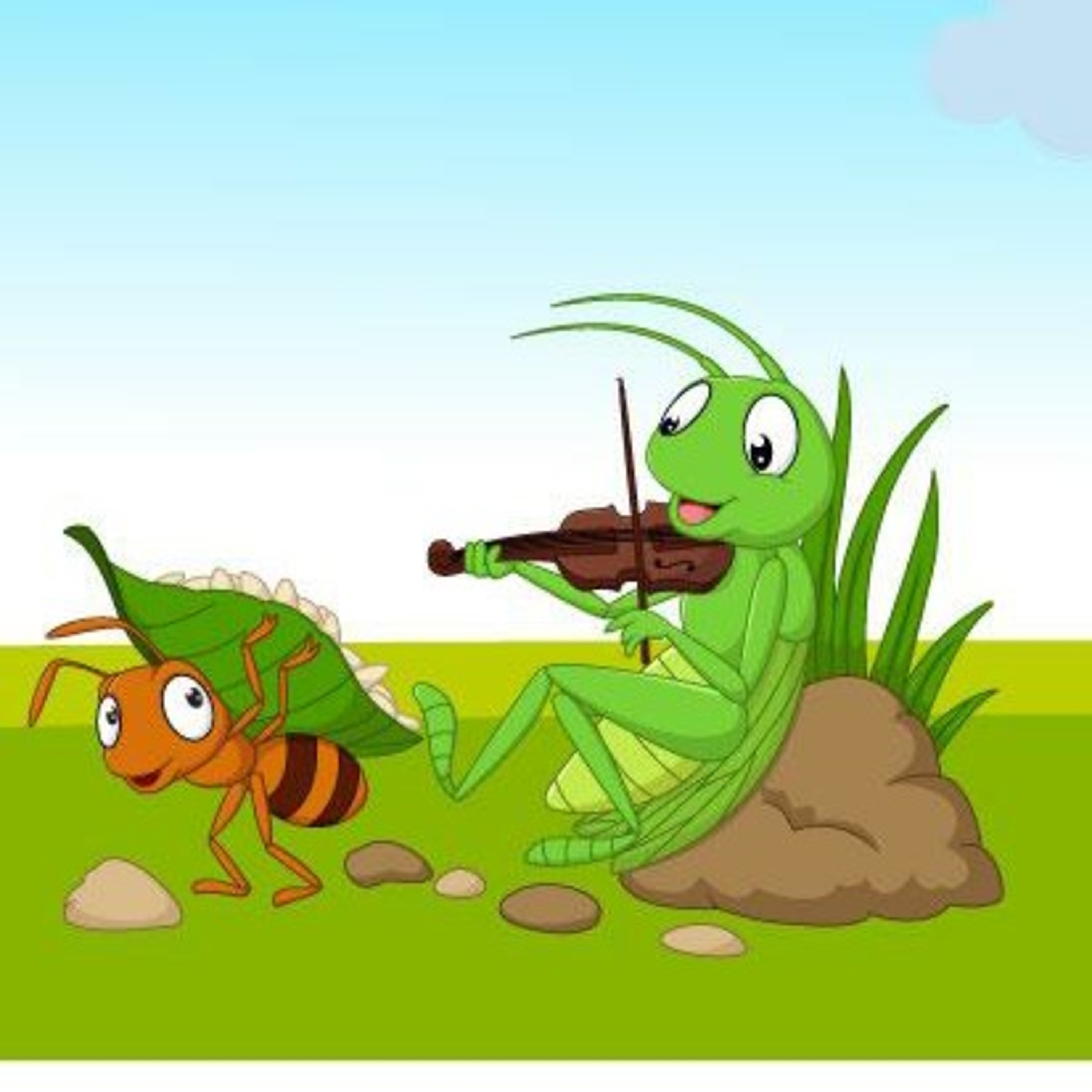 The Ant and the Grasshopper episode artwork