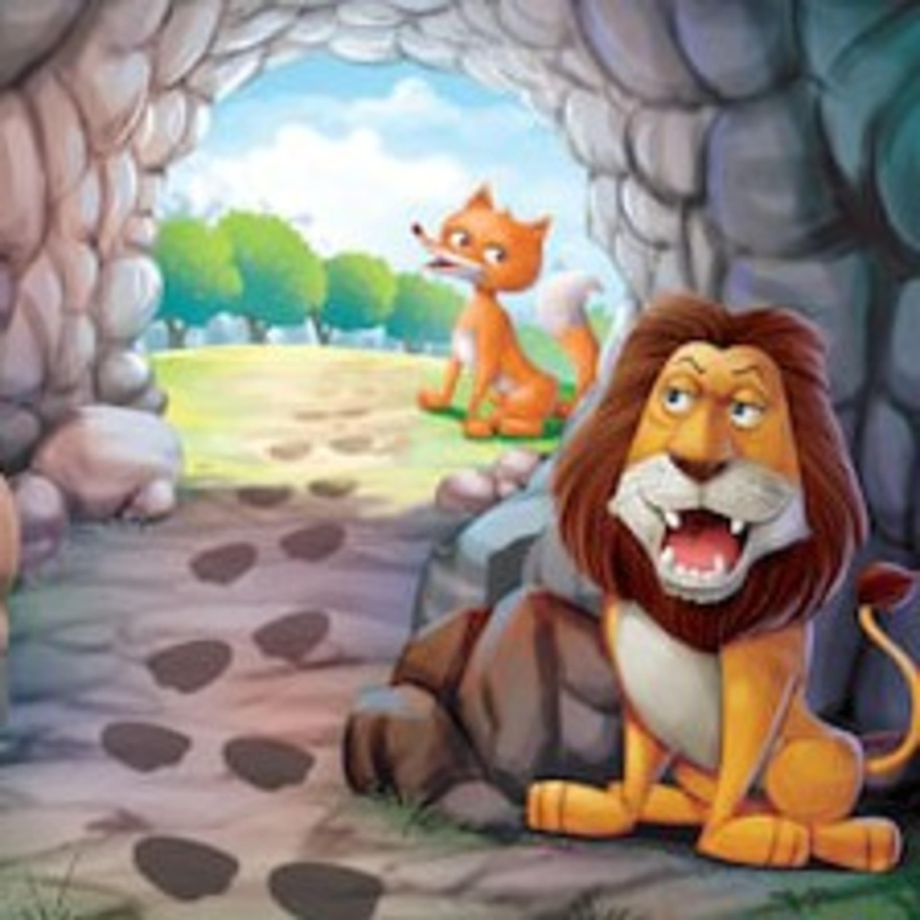 The old Lion and the Fox episode artwork