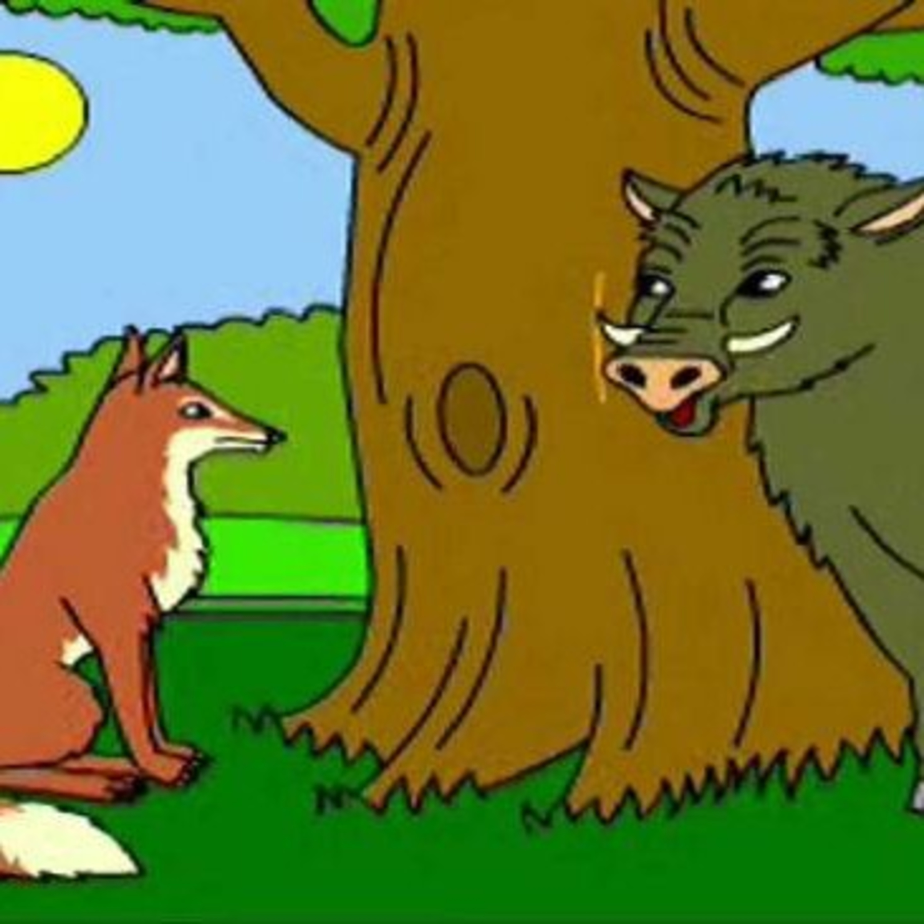 The wild Boar and a Fox episode artwork