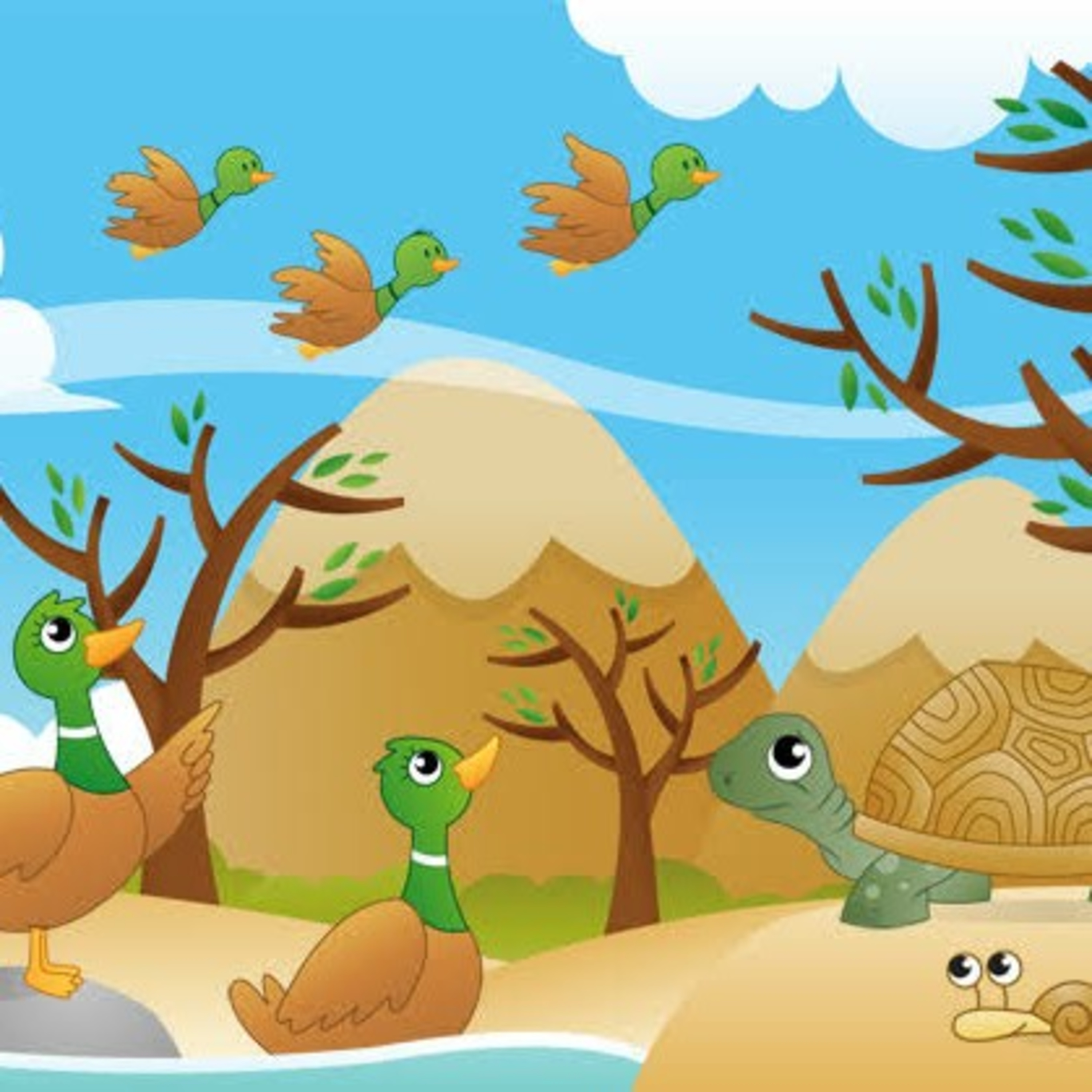 The Tortoise and the two Ducks episode artwork