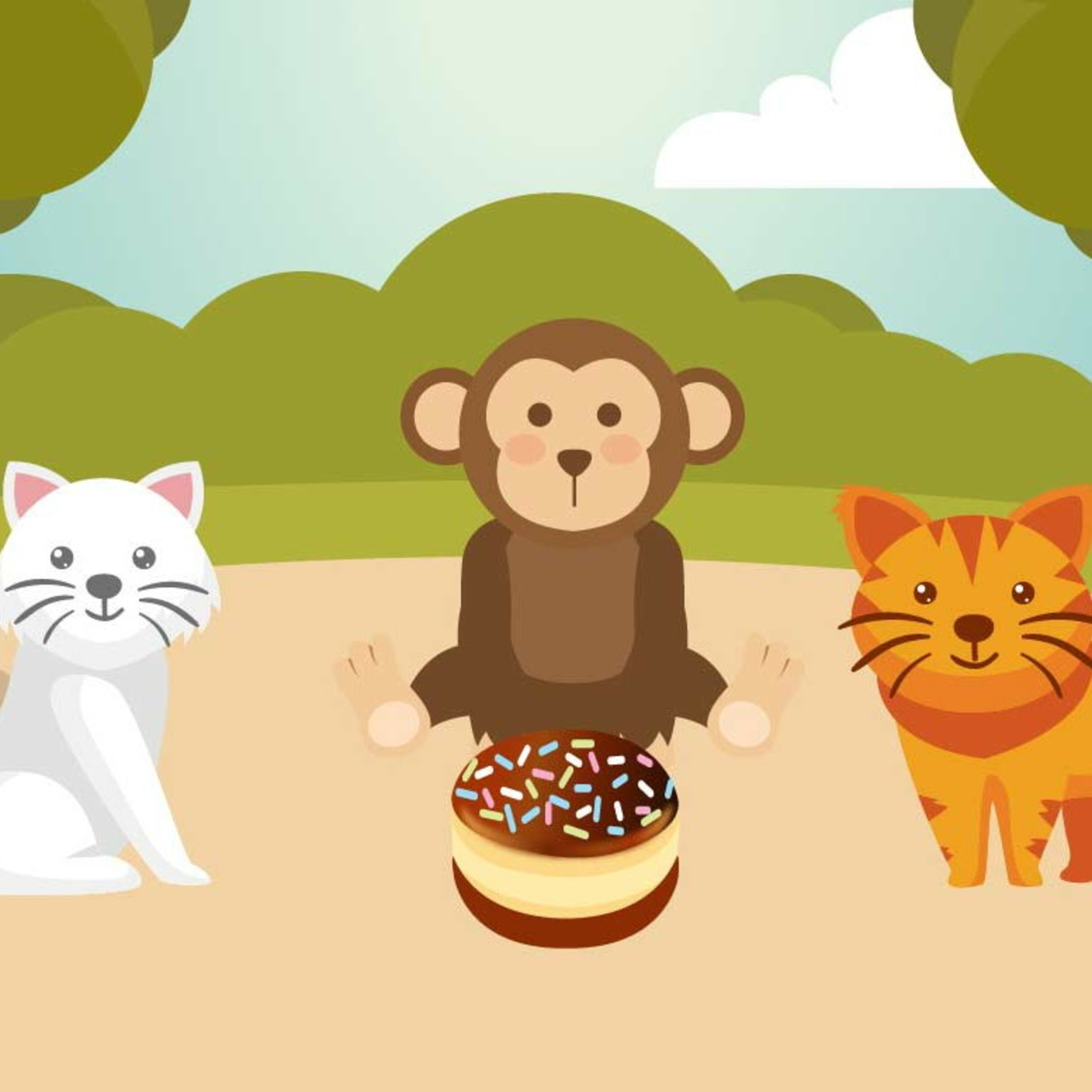 The Monkey and the two Cats episode artwork