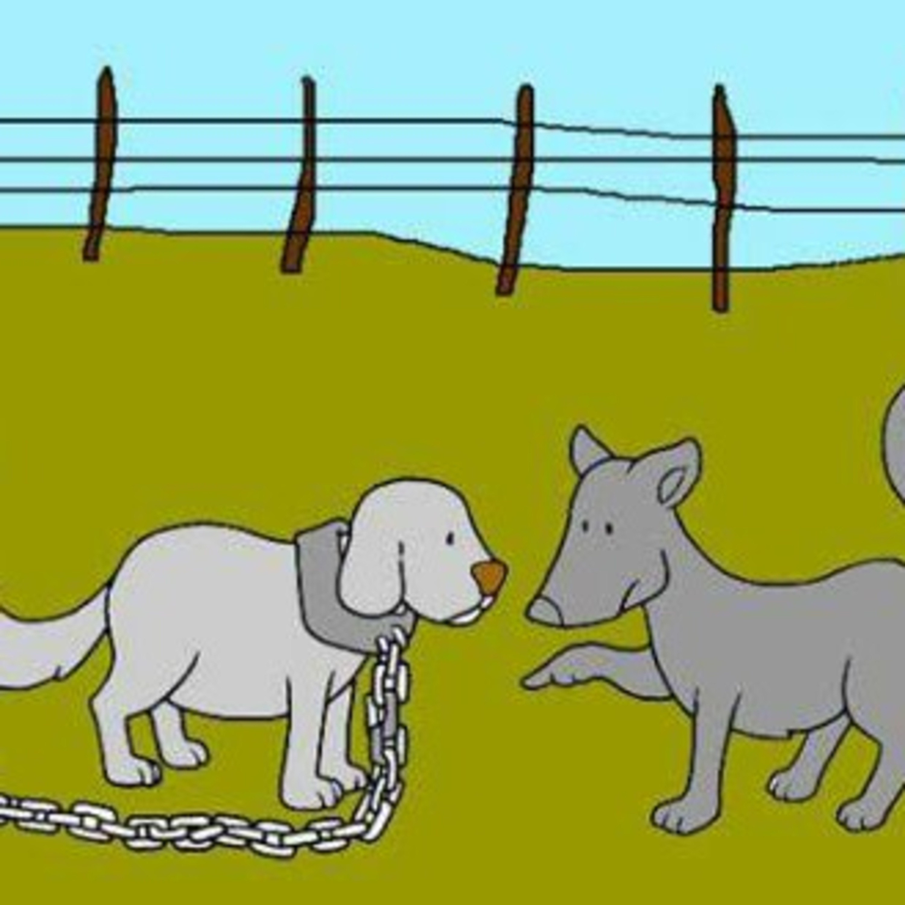 The Wolf and the House Dog episode artwork