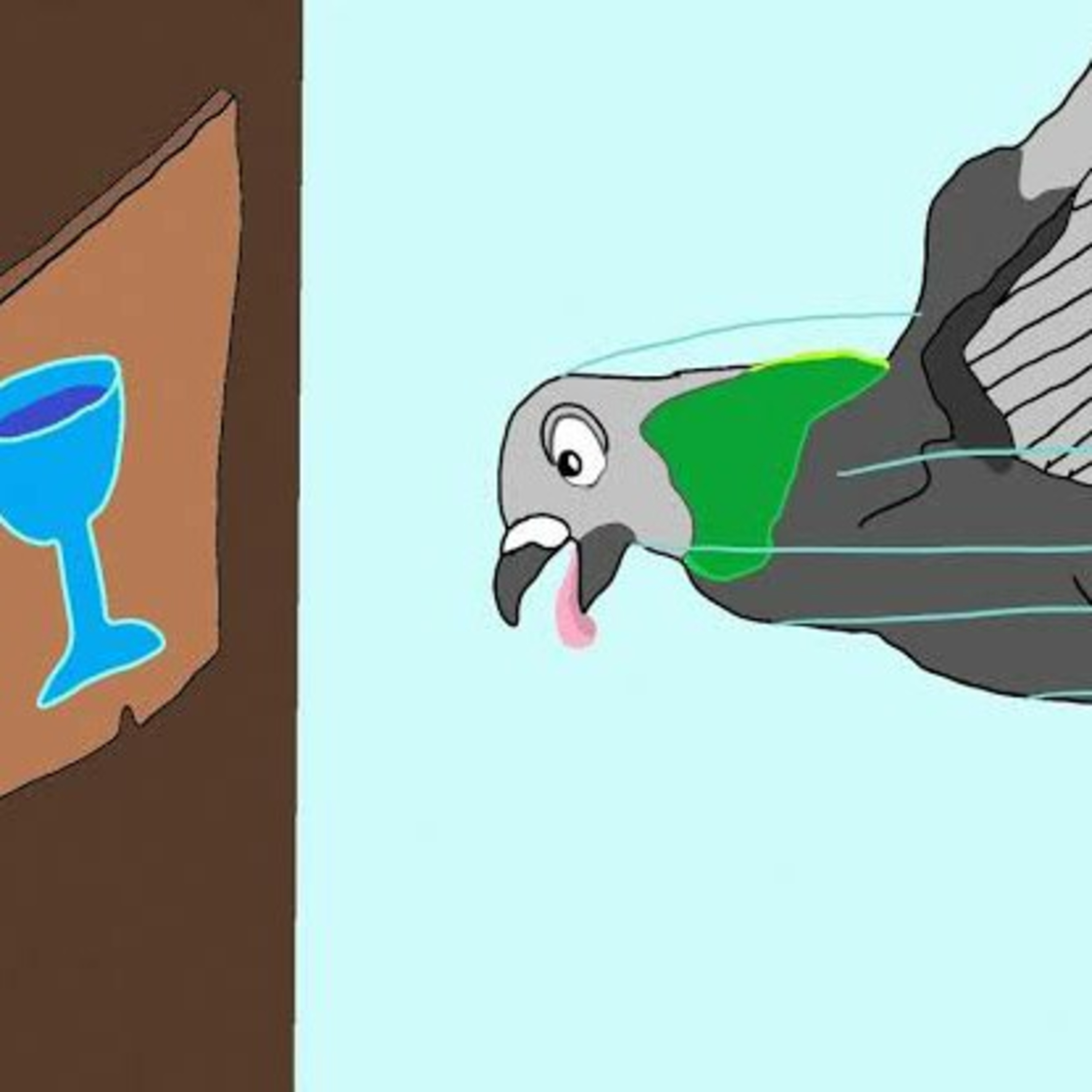 The Thirsty Pigeon episode artwork