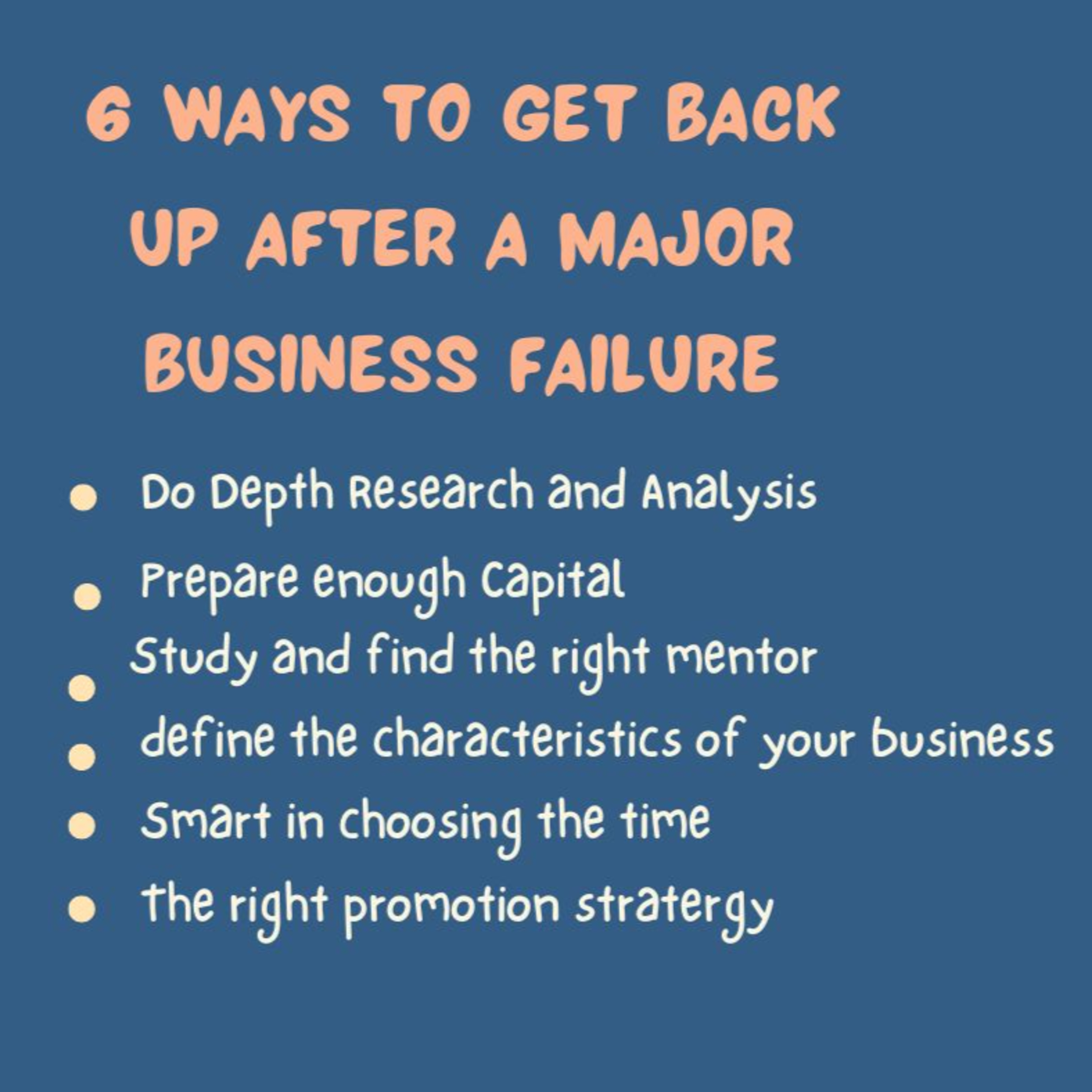 6 Ways To Get Back Up After A Major Business Failure episode artwork