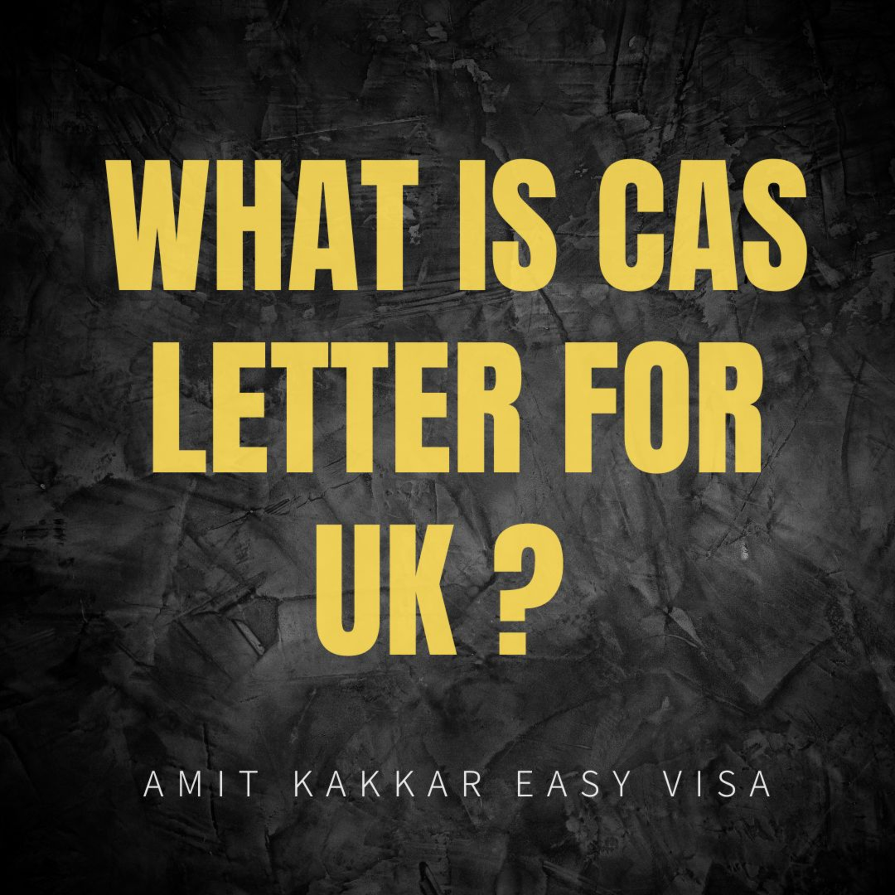 What is CAS Letter for UK ? & How to apply CAS Letter episode artwork