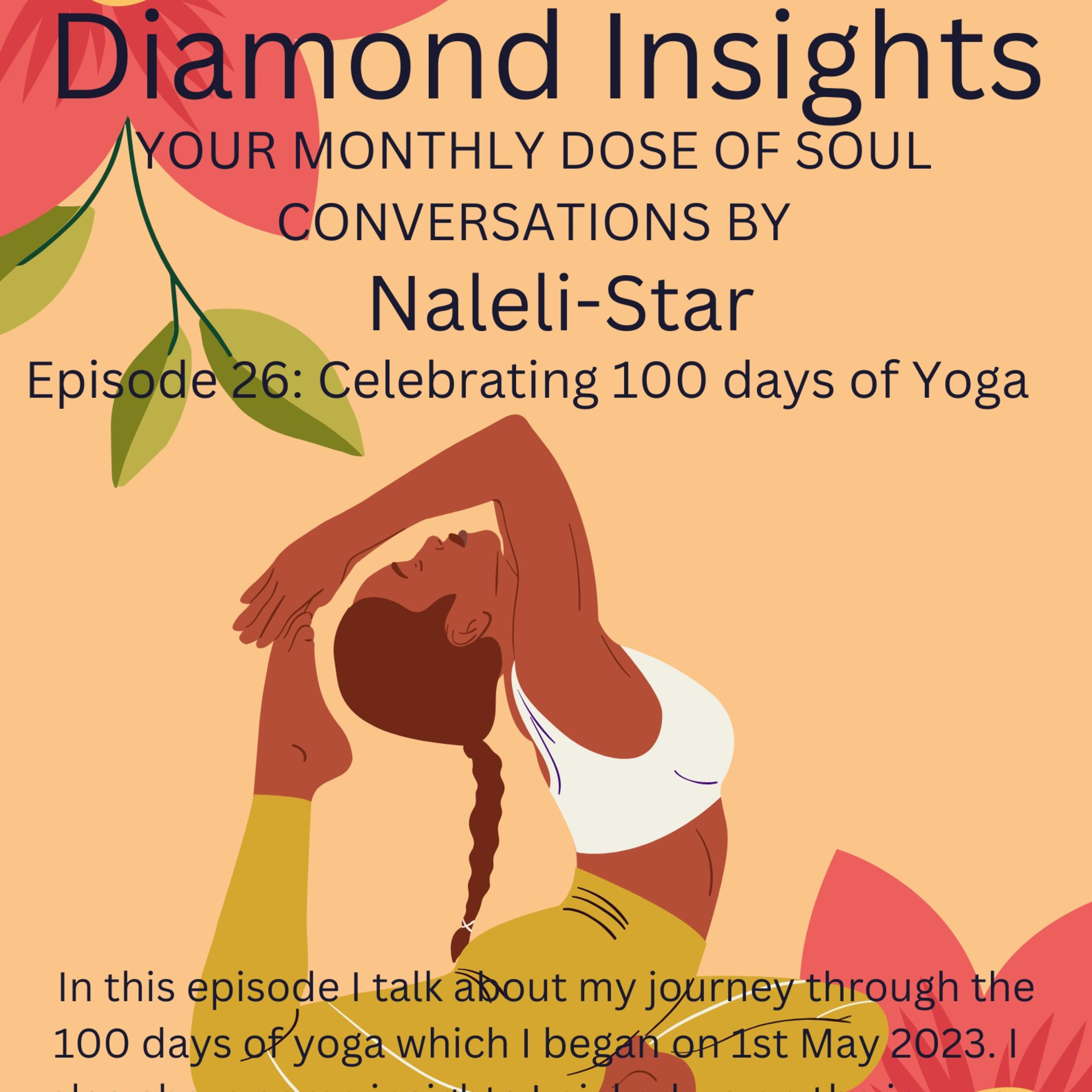 Celebrating 100 days of yoga episode artwork