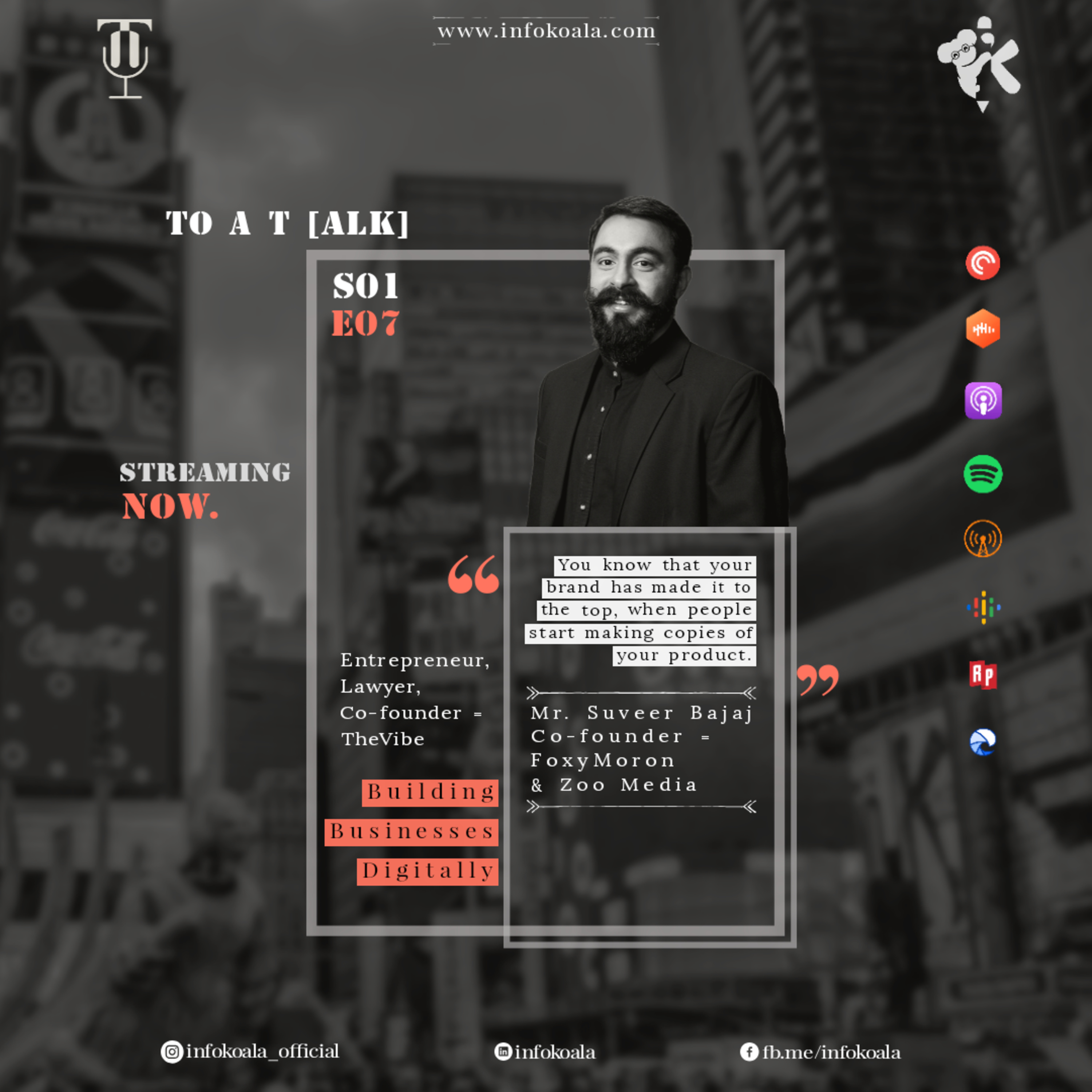 Digi Castle ft. Suveer Bajaj, Co-founder - FoxyMoron & Zoo Media