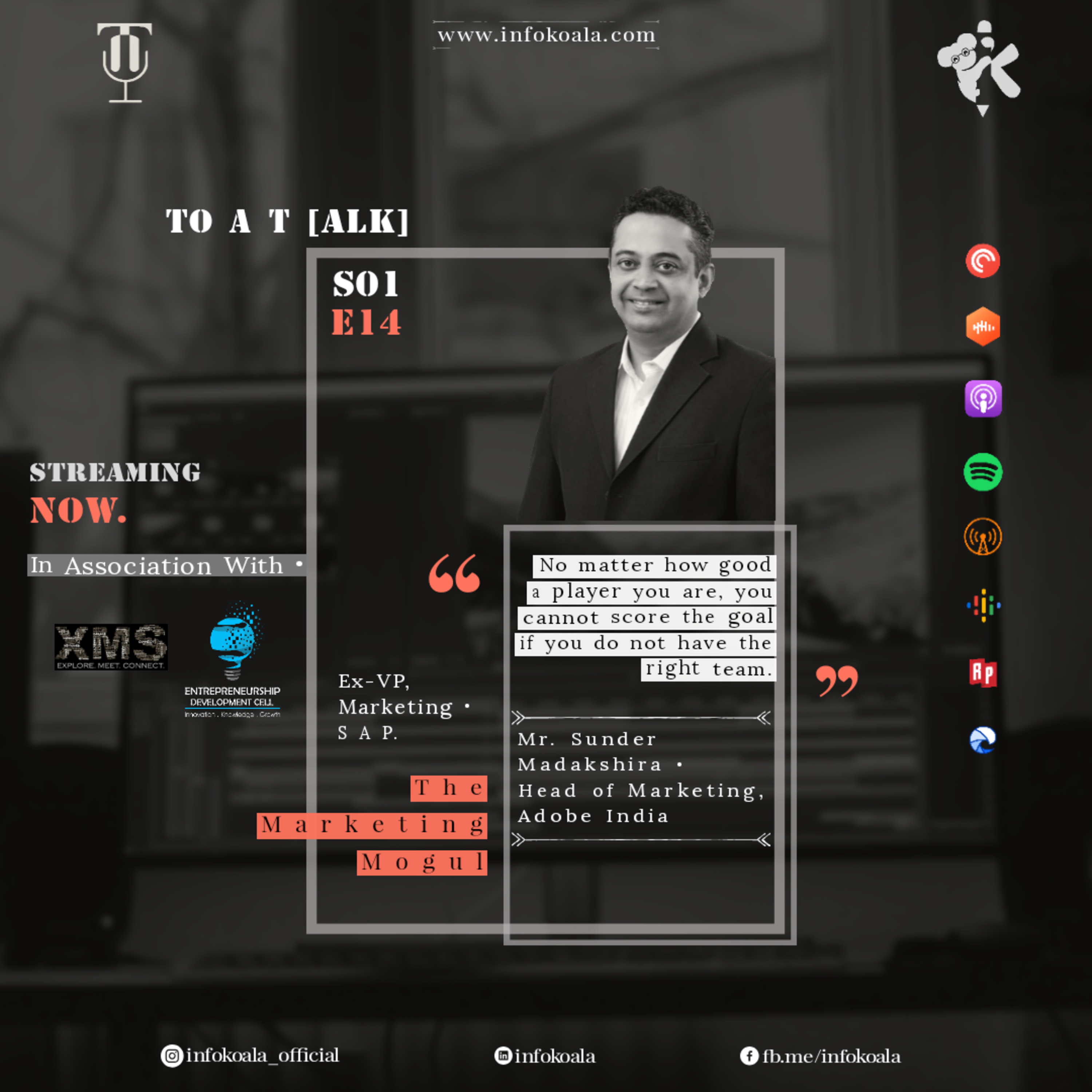 Building Team Spirit ft. Mr. Sunder Madakshira, Head of Marketing, Adobe India.