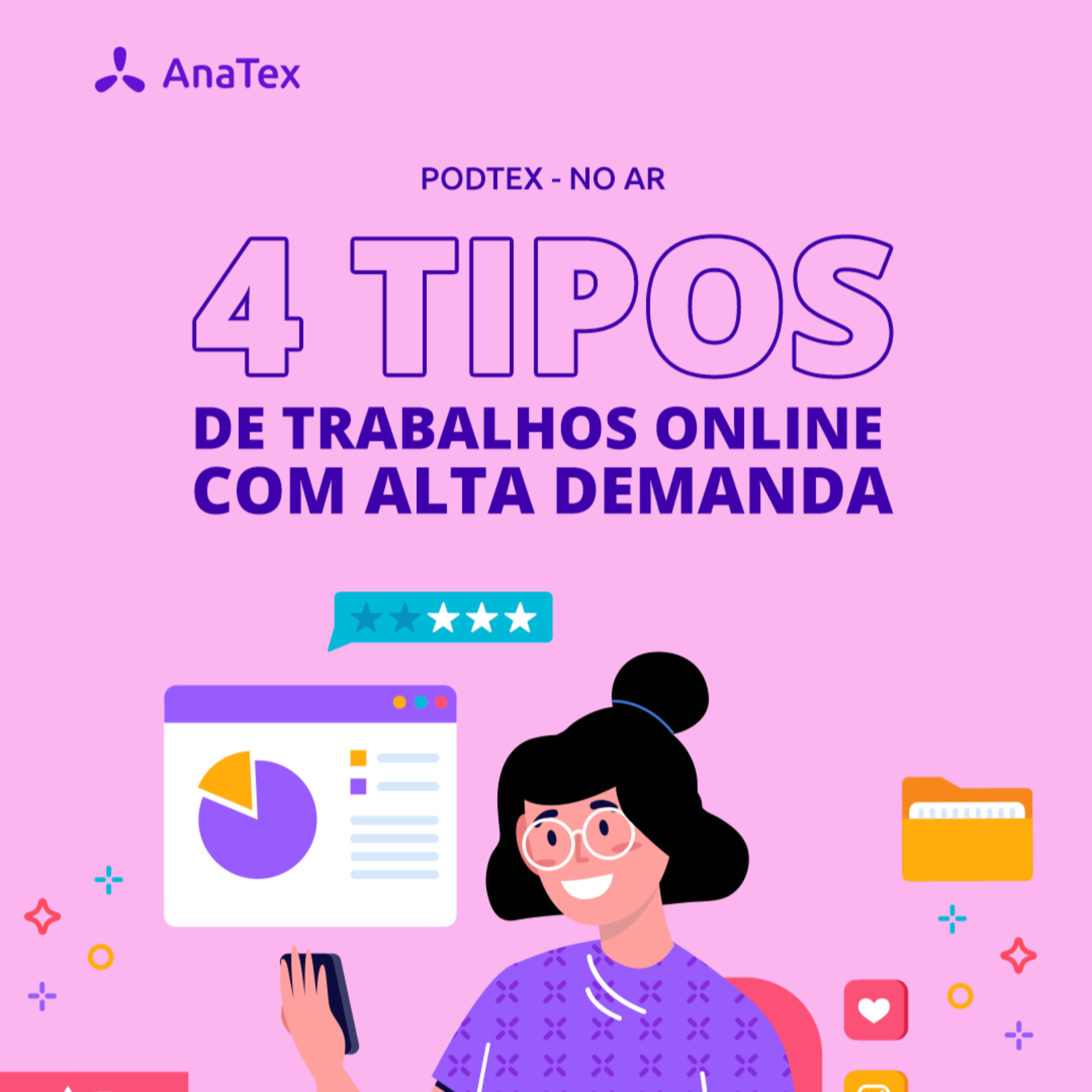 #04 - 4 Tipos de Trabalhos Online com Alta Demanda episode artwork