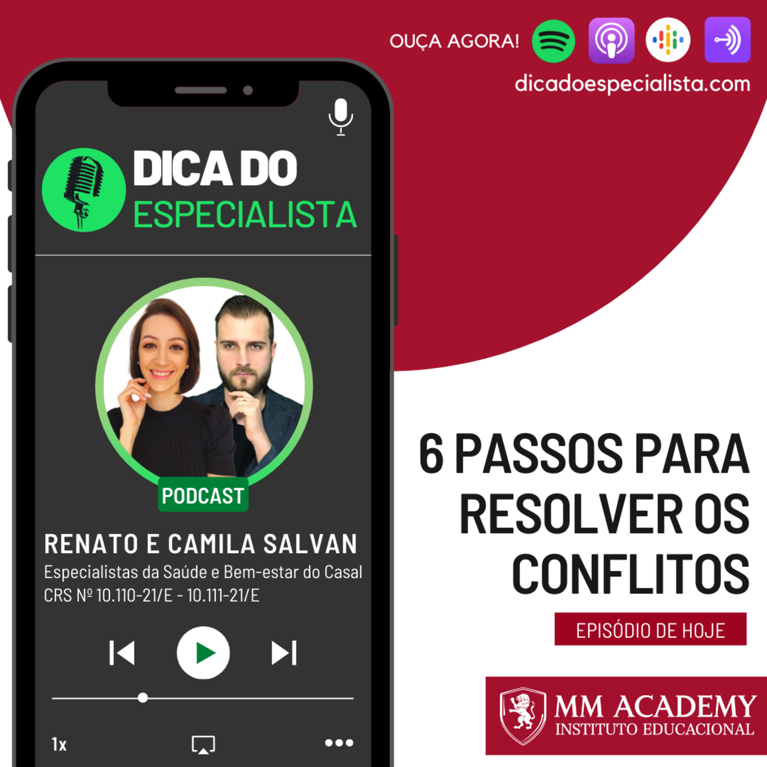 #311 - 6 Passos para Resolver os Conflitos episode artwork