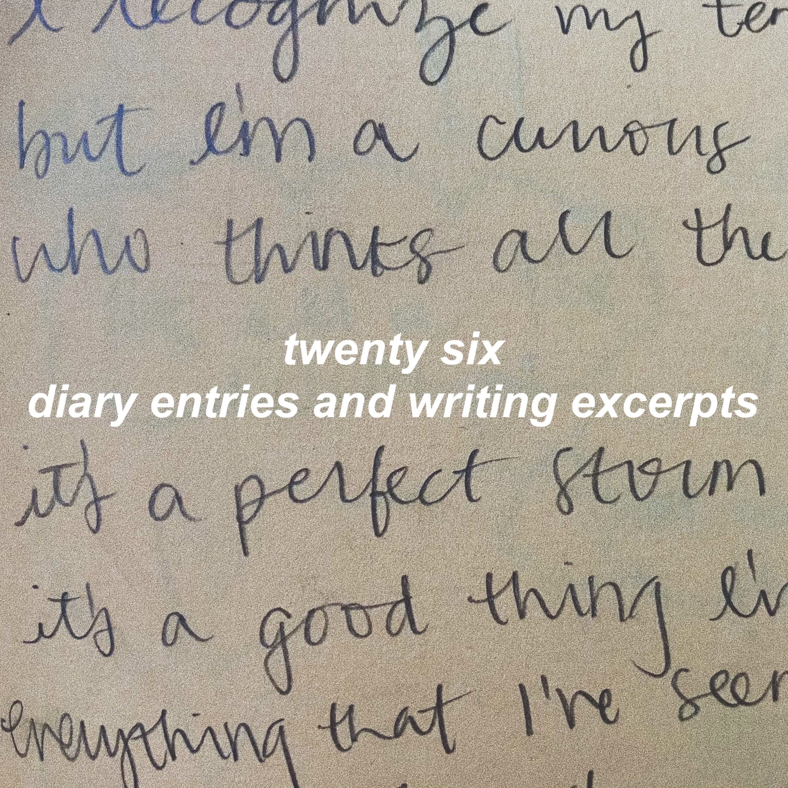 episode twenty six: reading juicy diary entries + notes app excerpts episode artwork