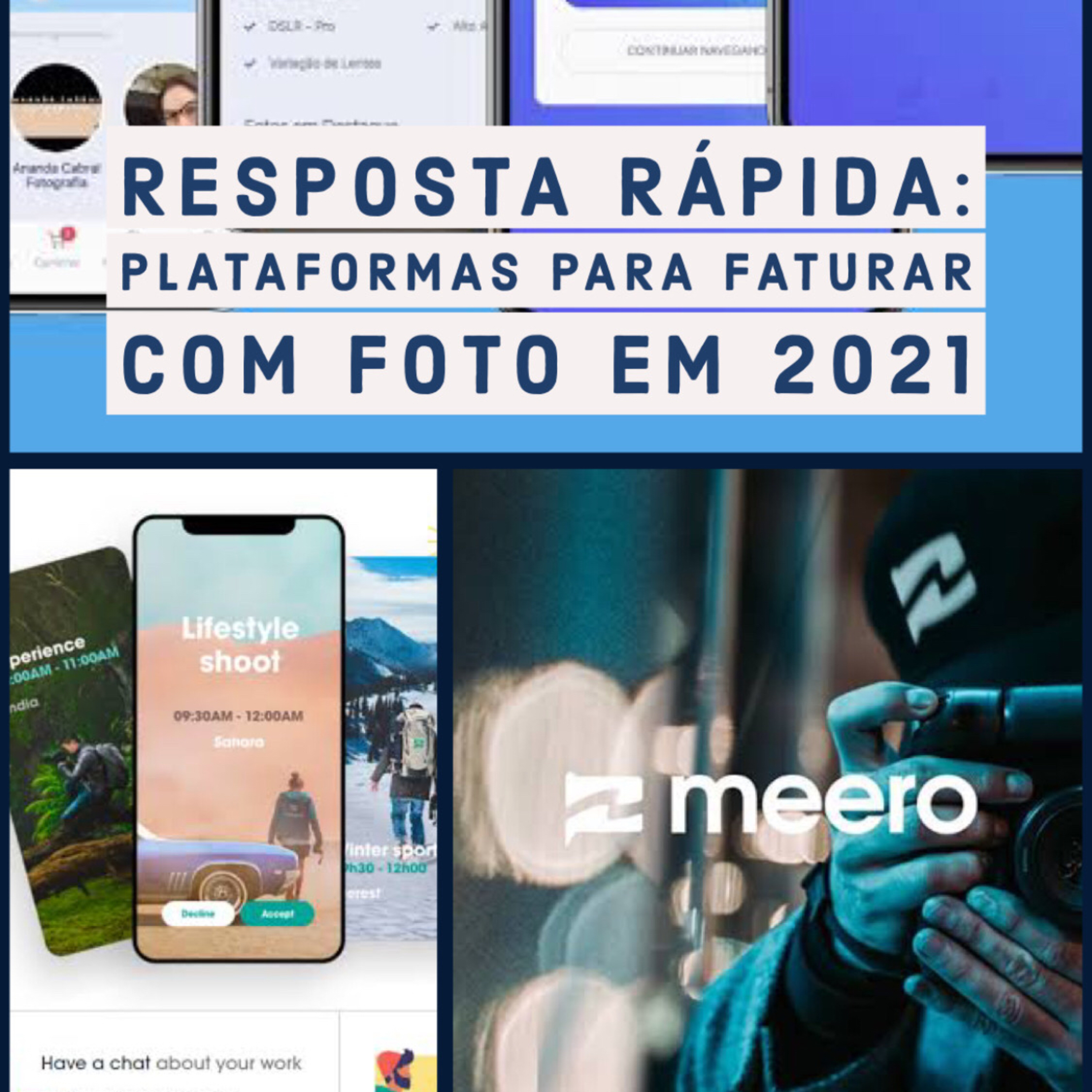 Resposta Rápida: as plataformas online para os fotógrafos(as) faturarem com fotografia  episode artwork