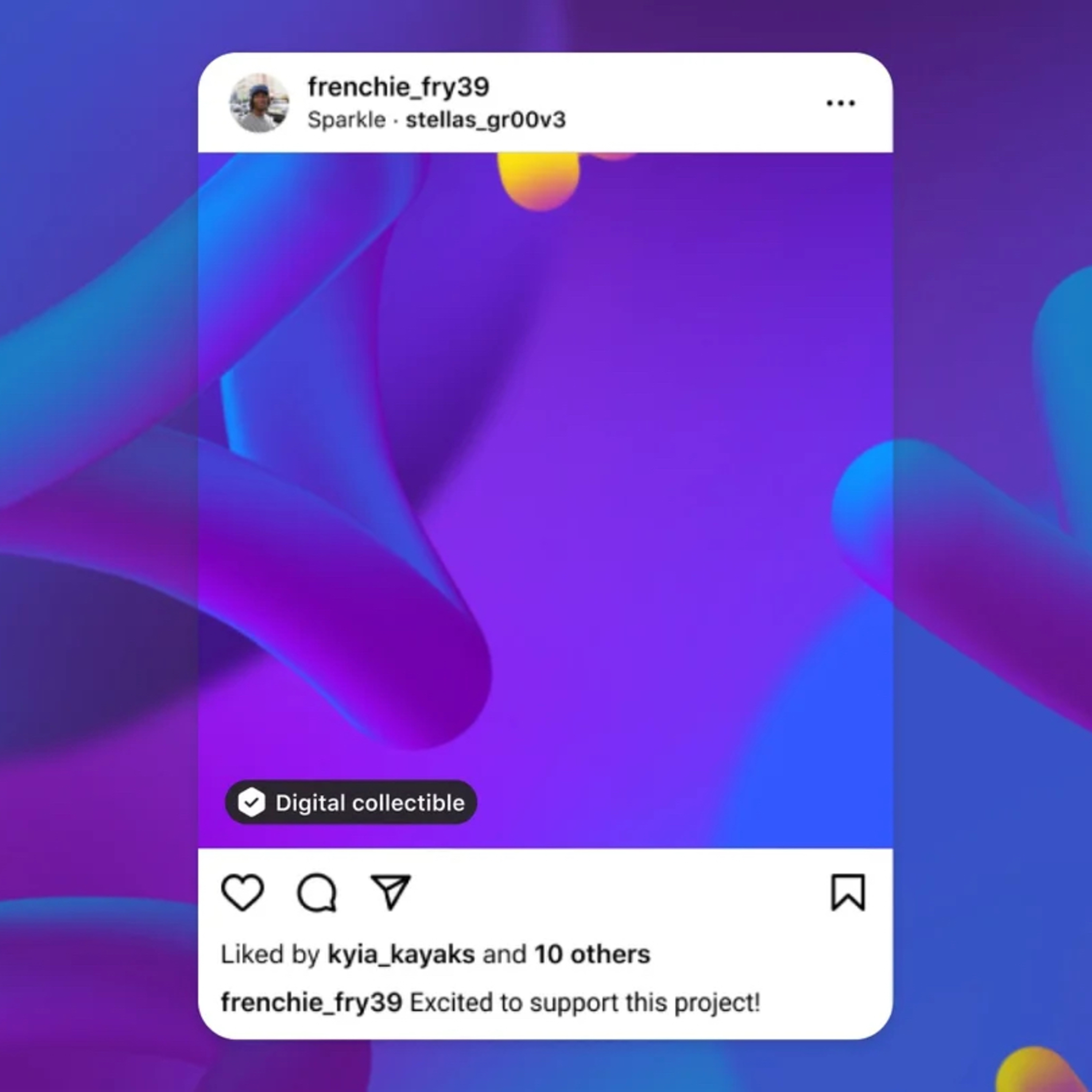 Colecionáveis Digitais - Surgem mais detalhes de como será o NFT no Instagram  episode artwork