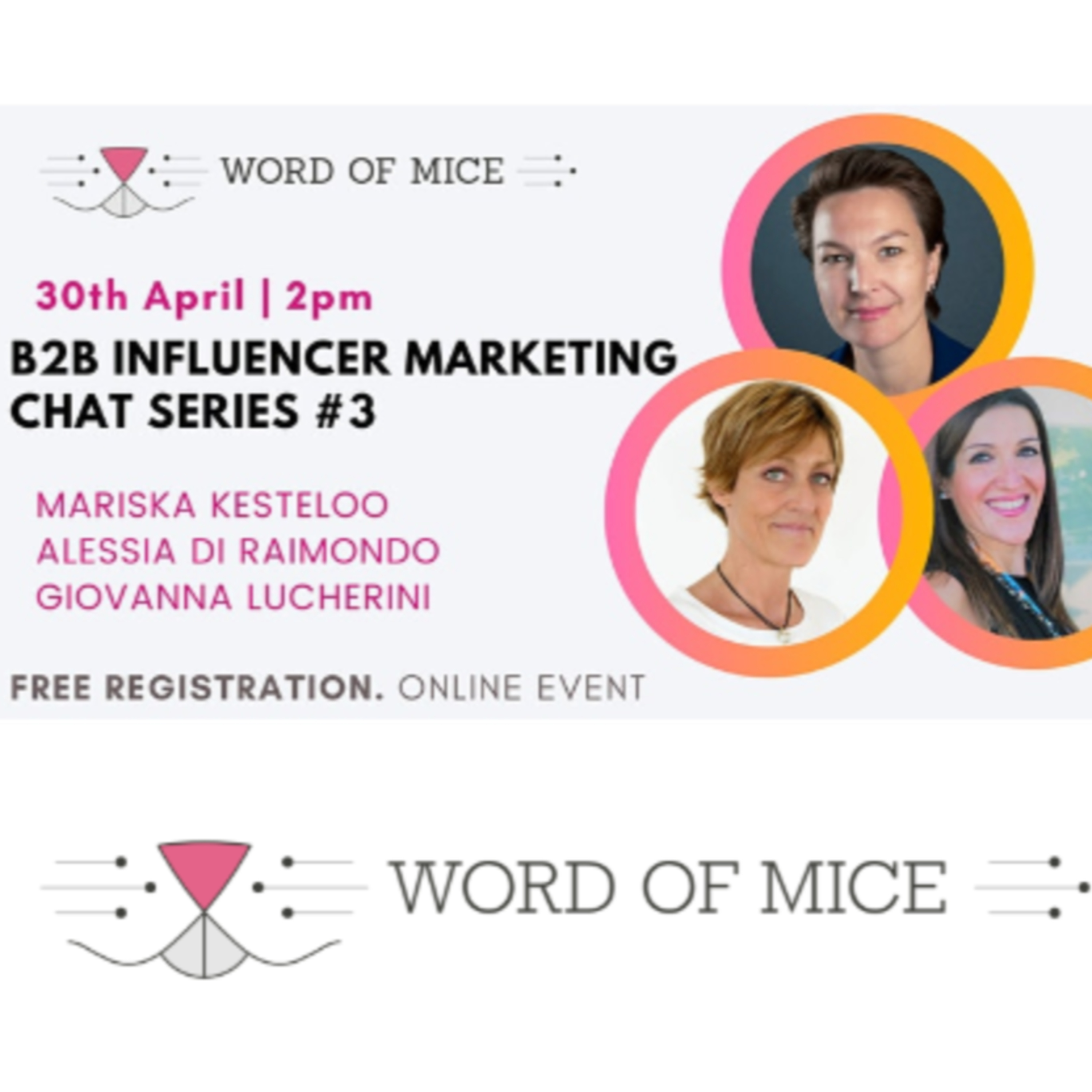 B2B influencer marketing chat series
