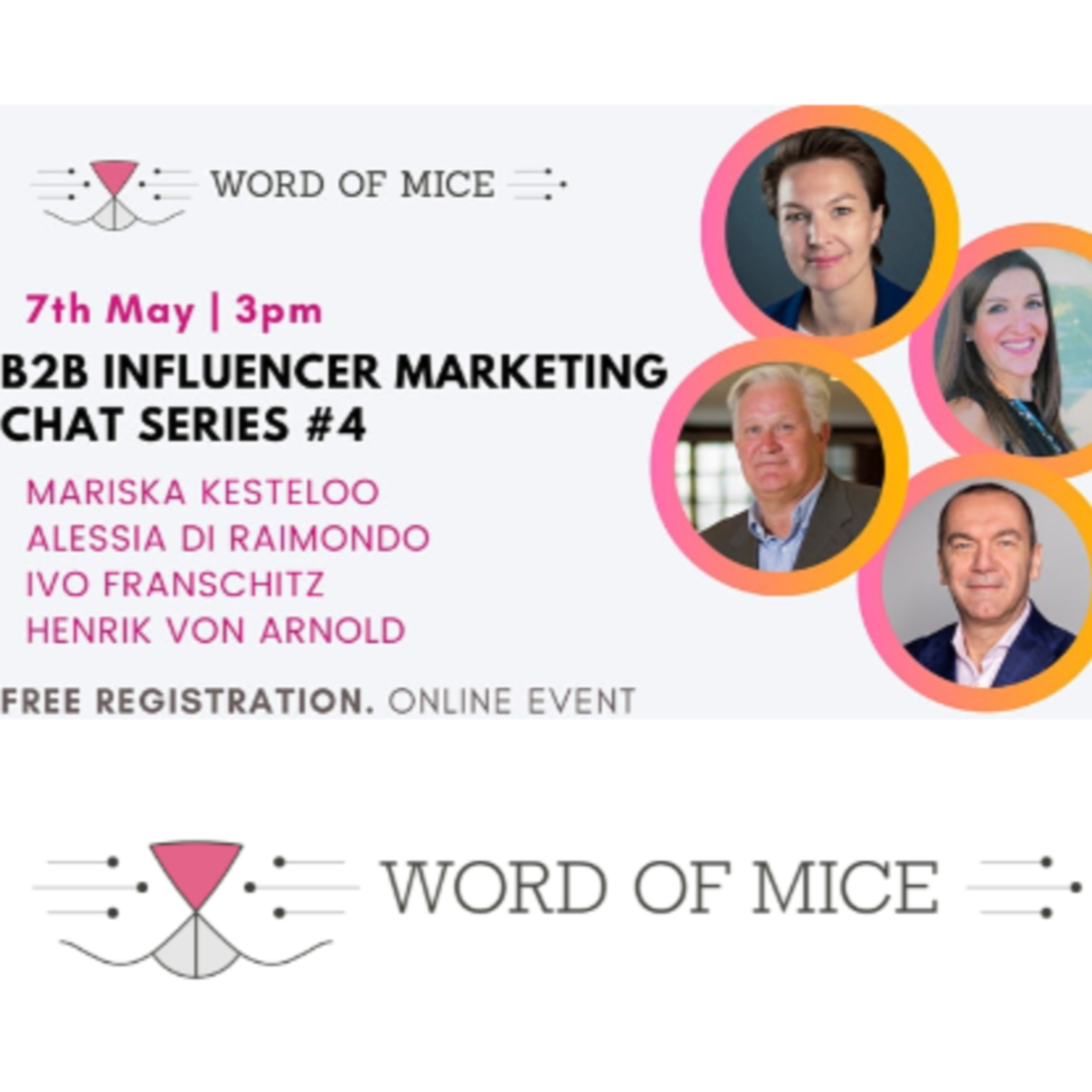 B2B influencer marketing chat series