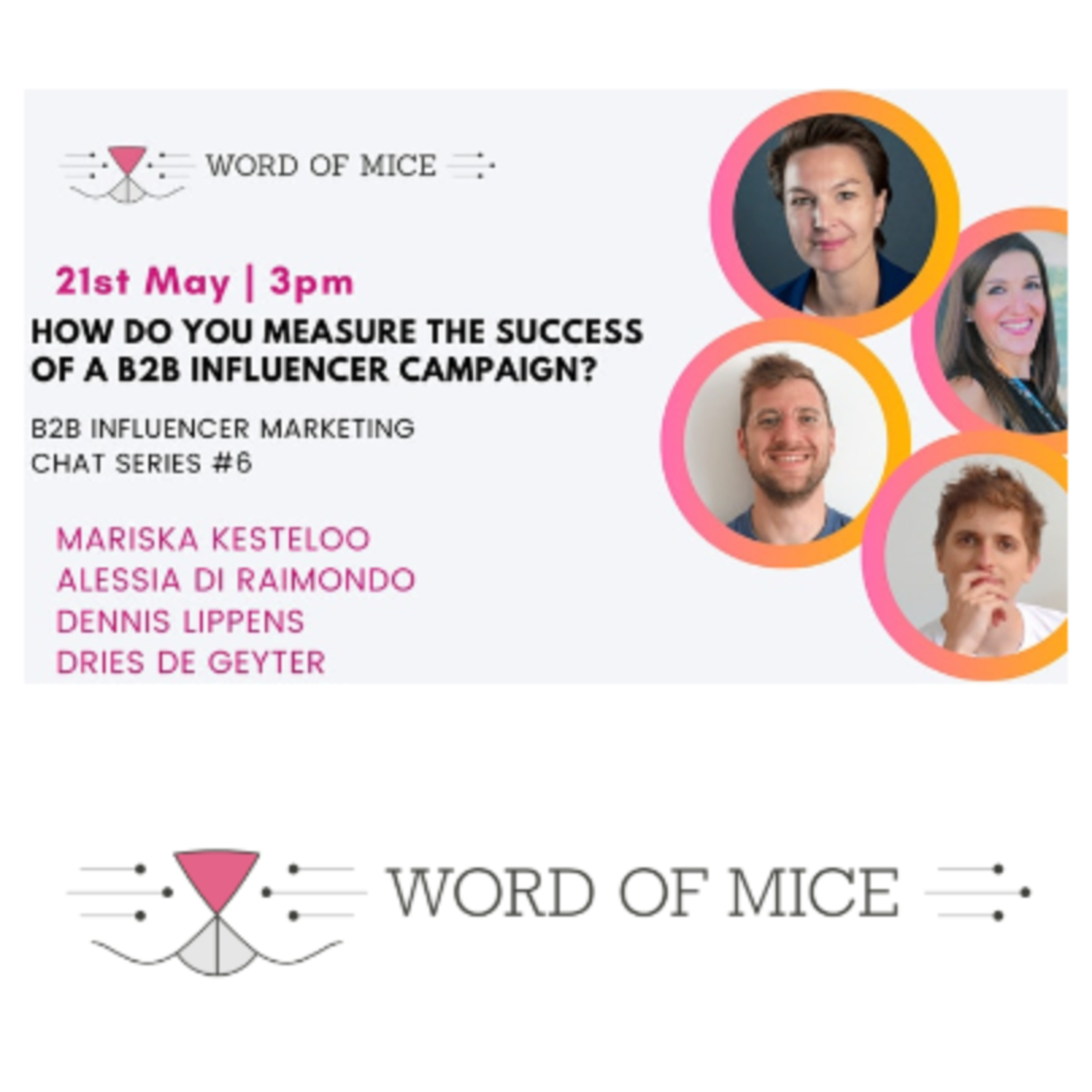 B2B influencer marketing chat series