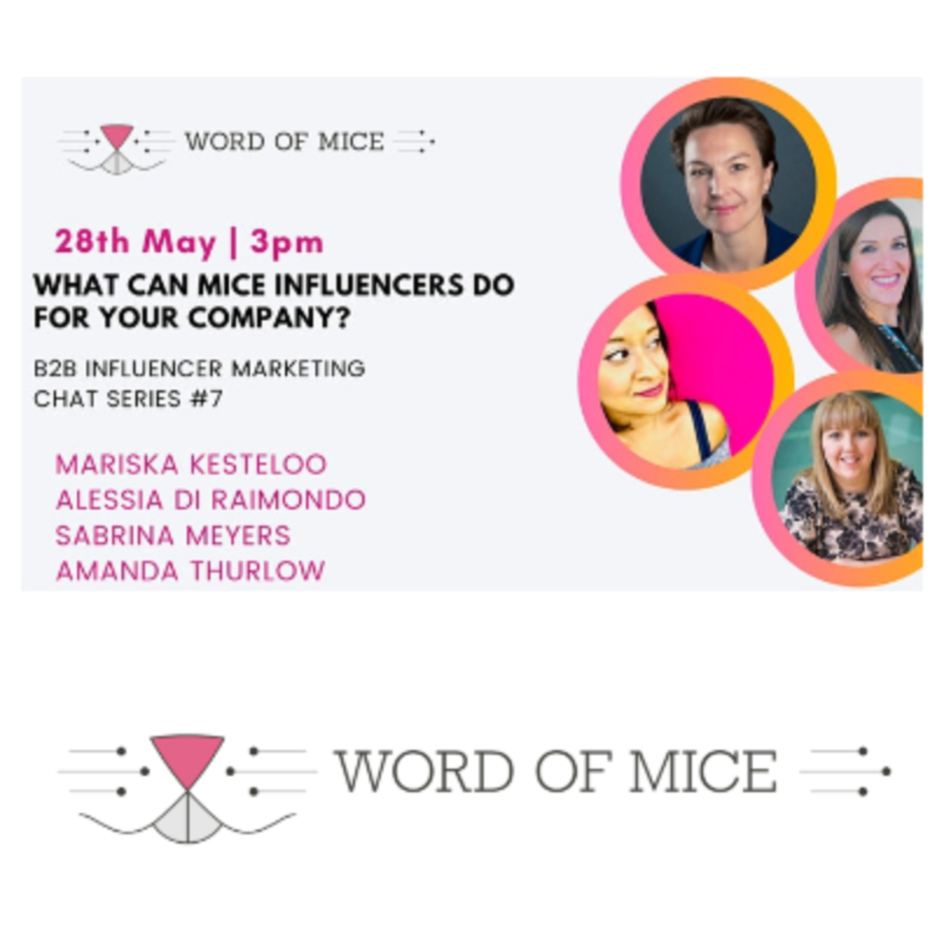 B2B influencer marketing chat series