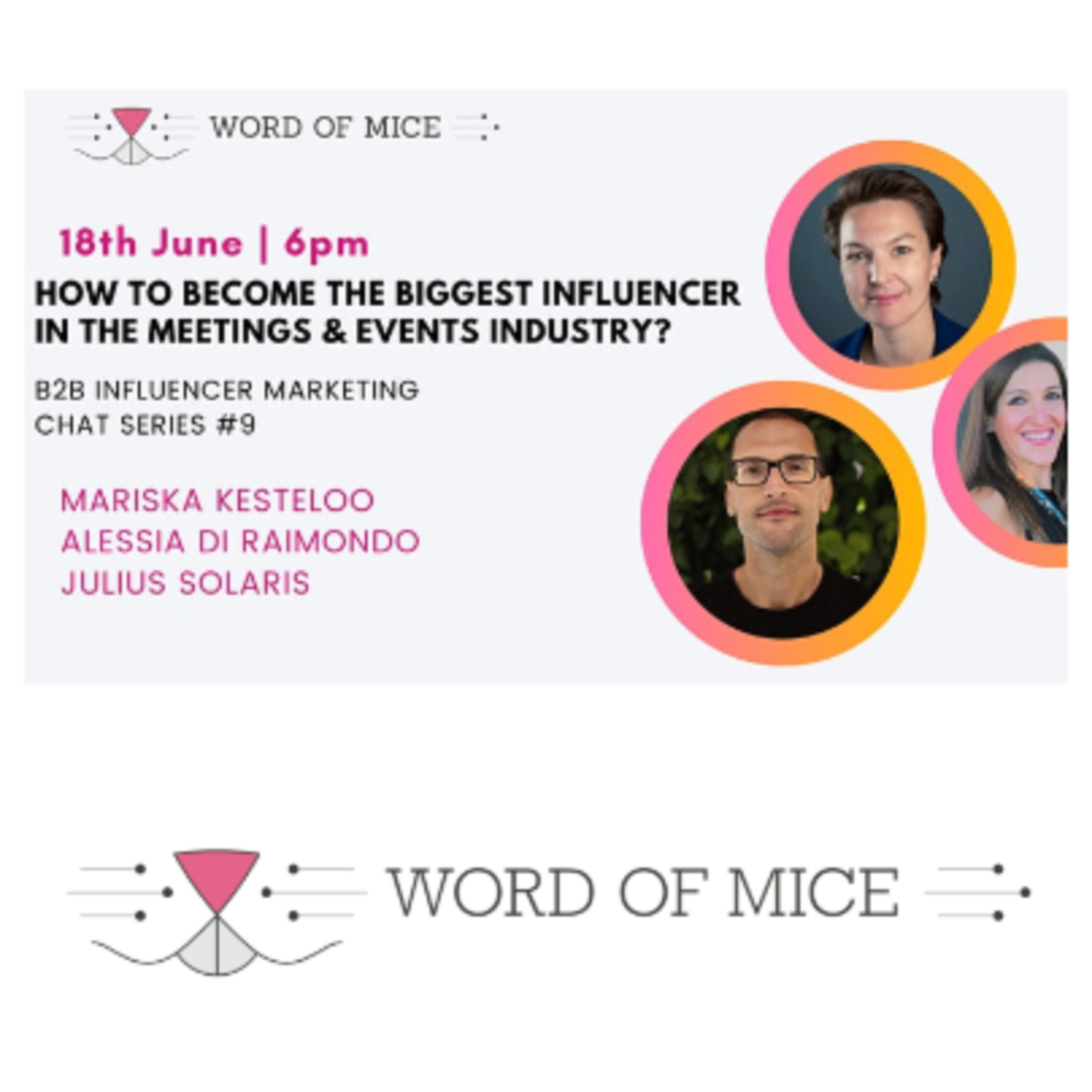 B2B influencer marketing chat series
