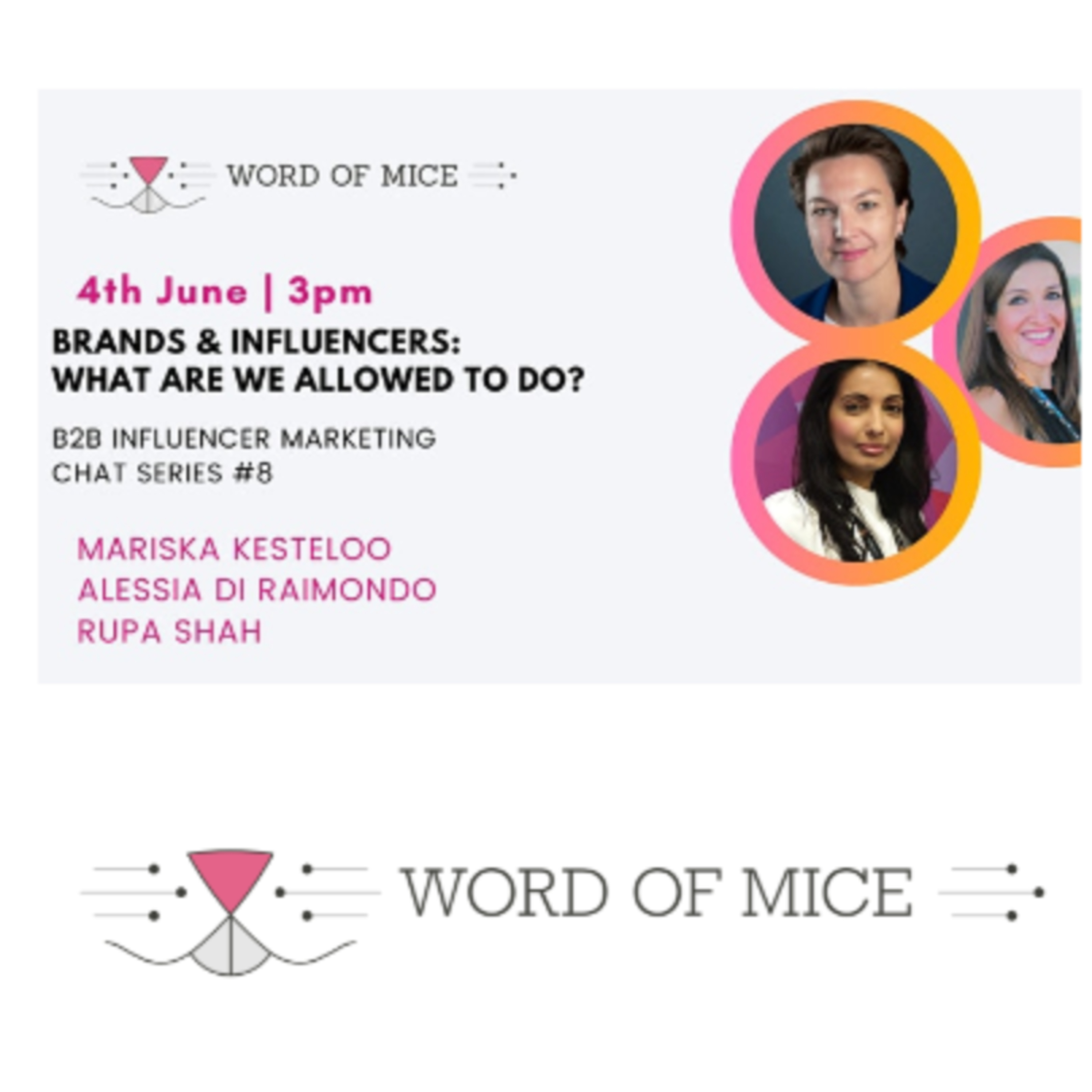 B2B influencer marketing chat series