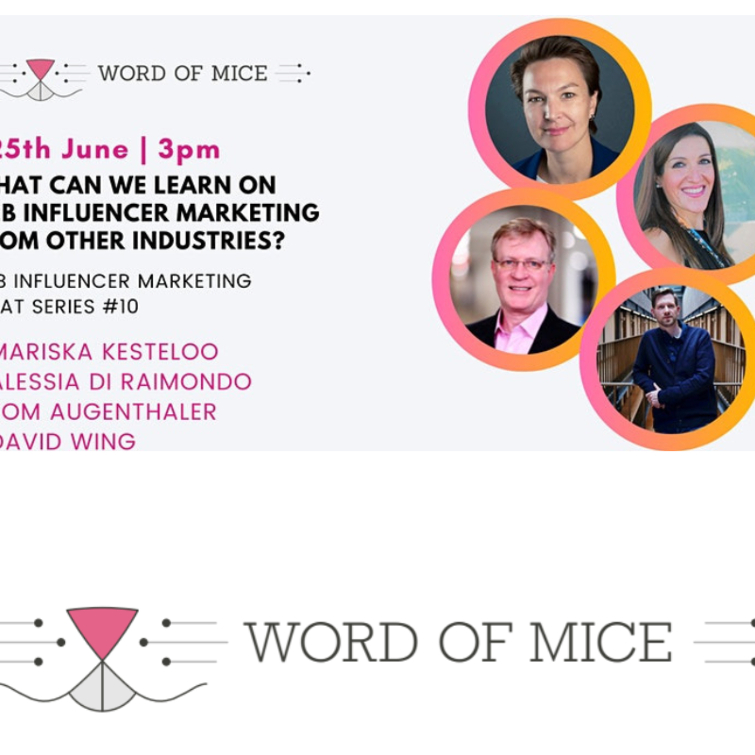 B2B influencer marketing chat series