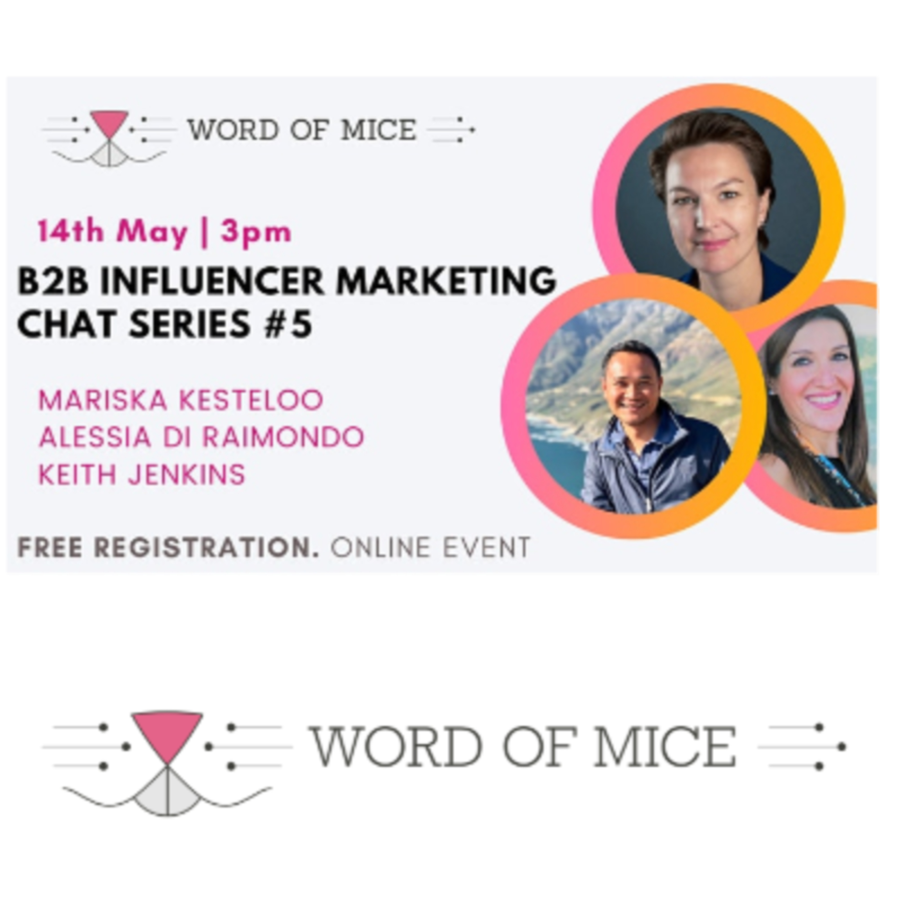 B2B influencer marketing chat series